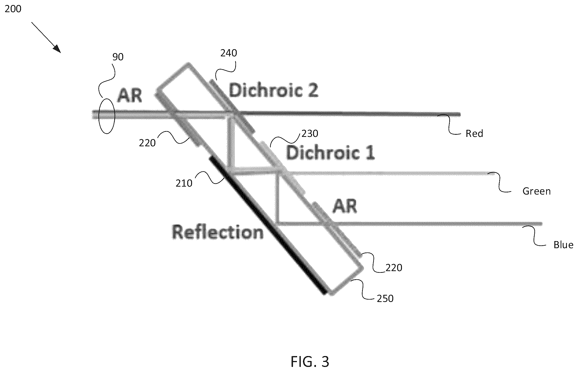 Patent US12591138 Figure 3 – Optical device for AR glasses