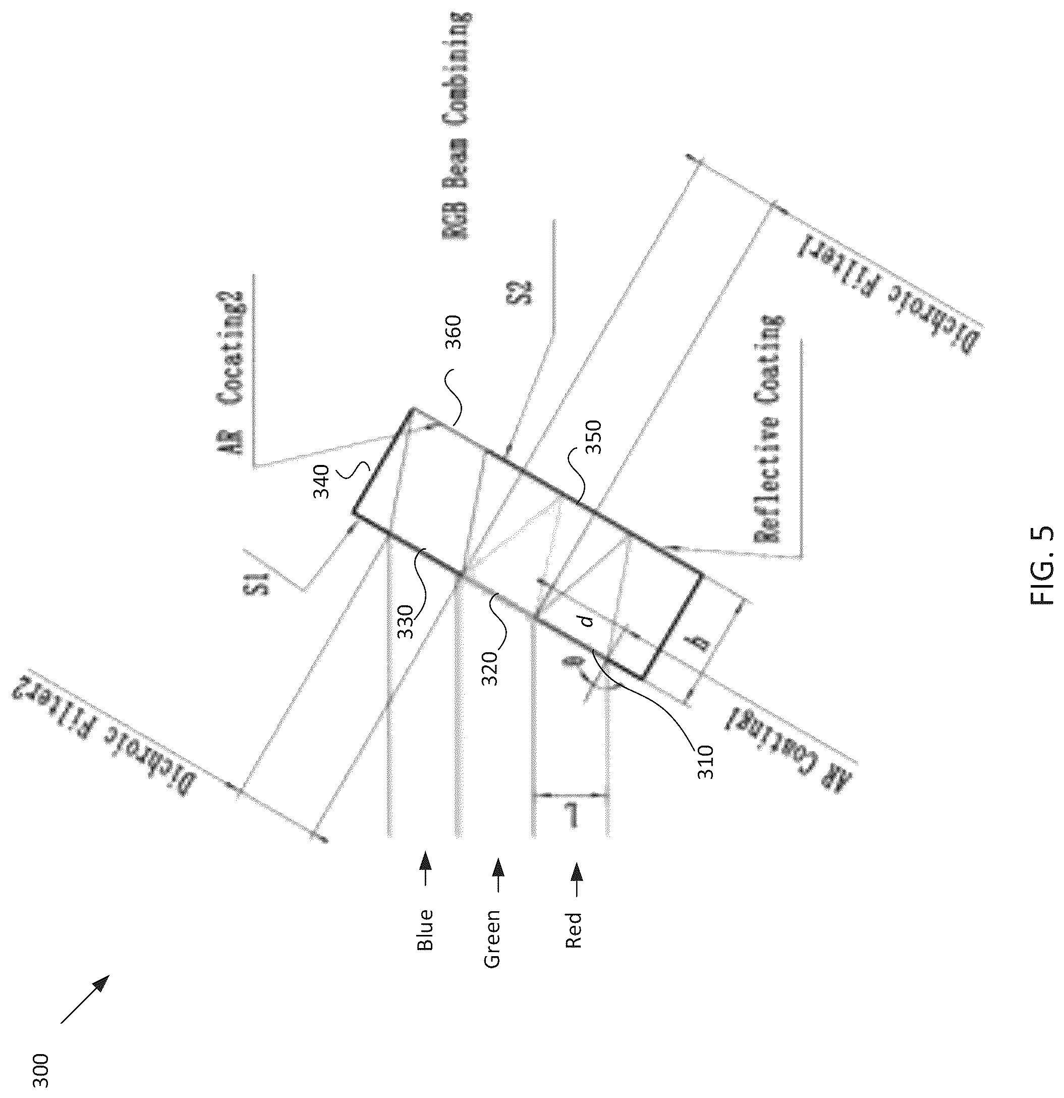 Patent US12591138 Figure 5 – Optical device for AR glasses