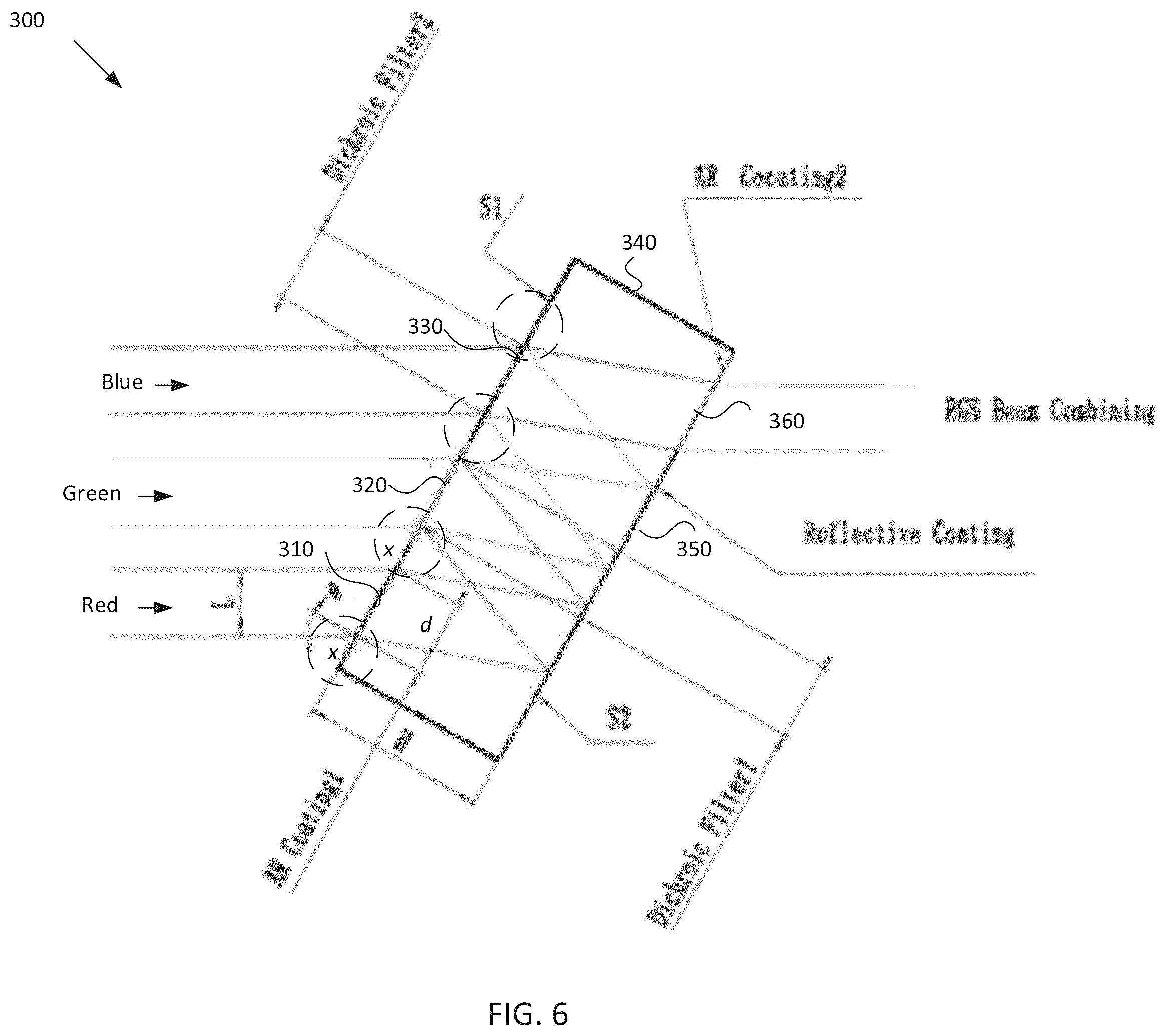 Patent US12591138 Figure 6 – Optical device for AR glasses
