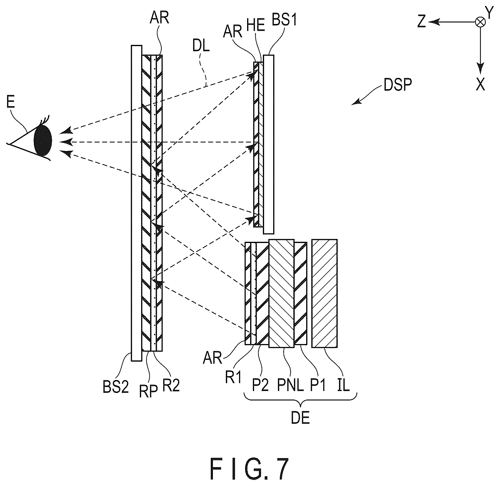 Patent US12591141 Figure 5 – Display device