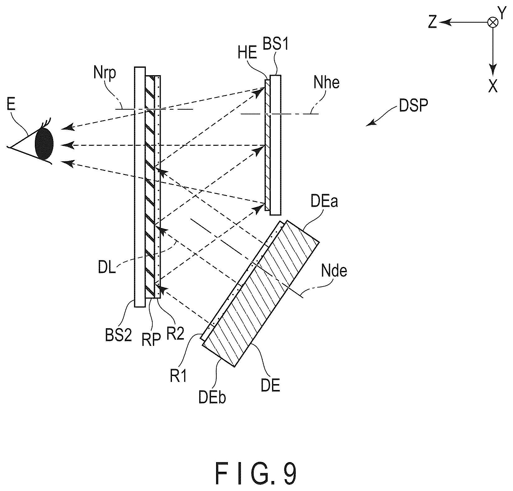Patent US12591141 Figure 7 – Display device
