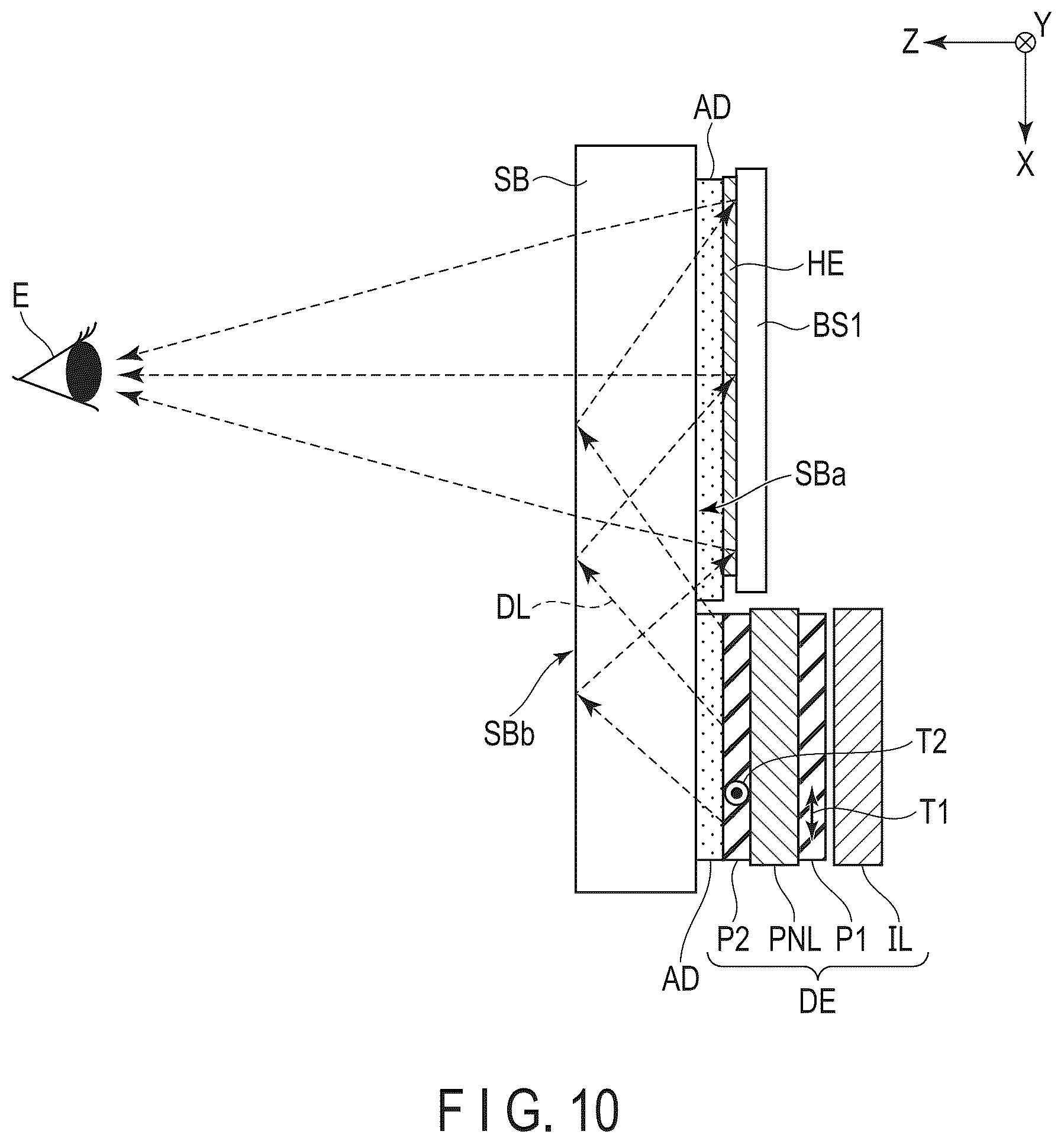 Patent US12591141 Figure 8 – Display device