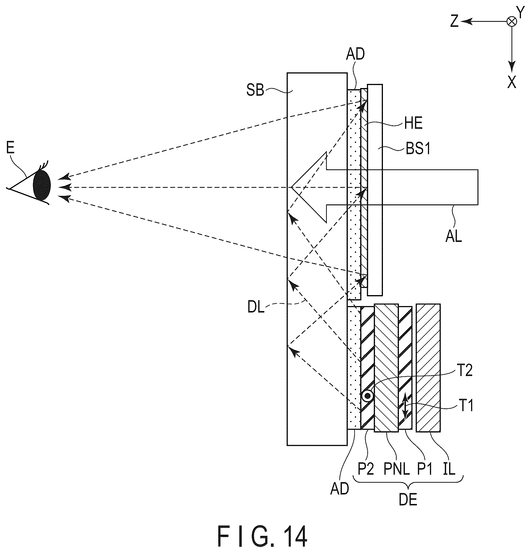 Patent US12591141 Figure 11 – Display device