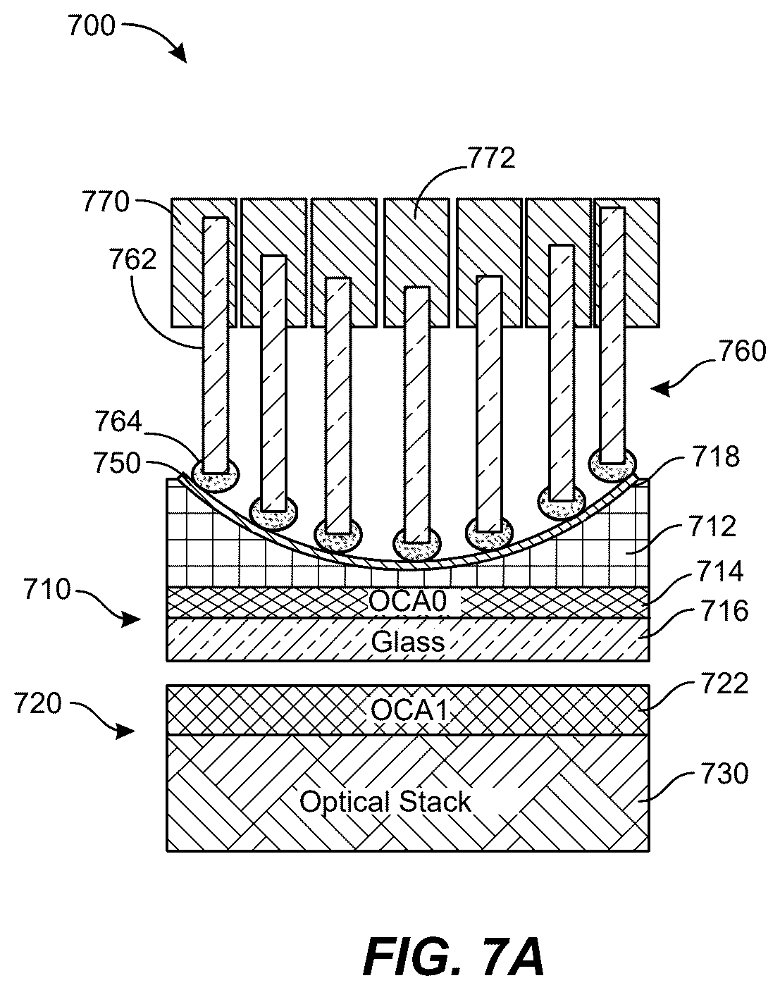 Patent US12591147 Figure 7 – Curved surface lamination