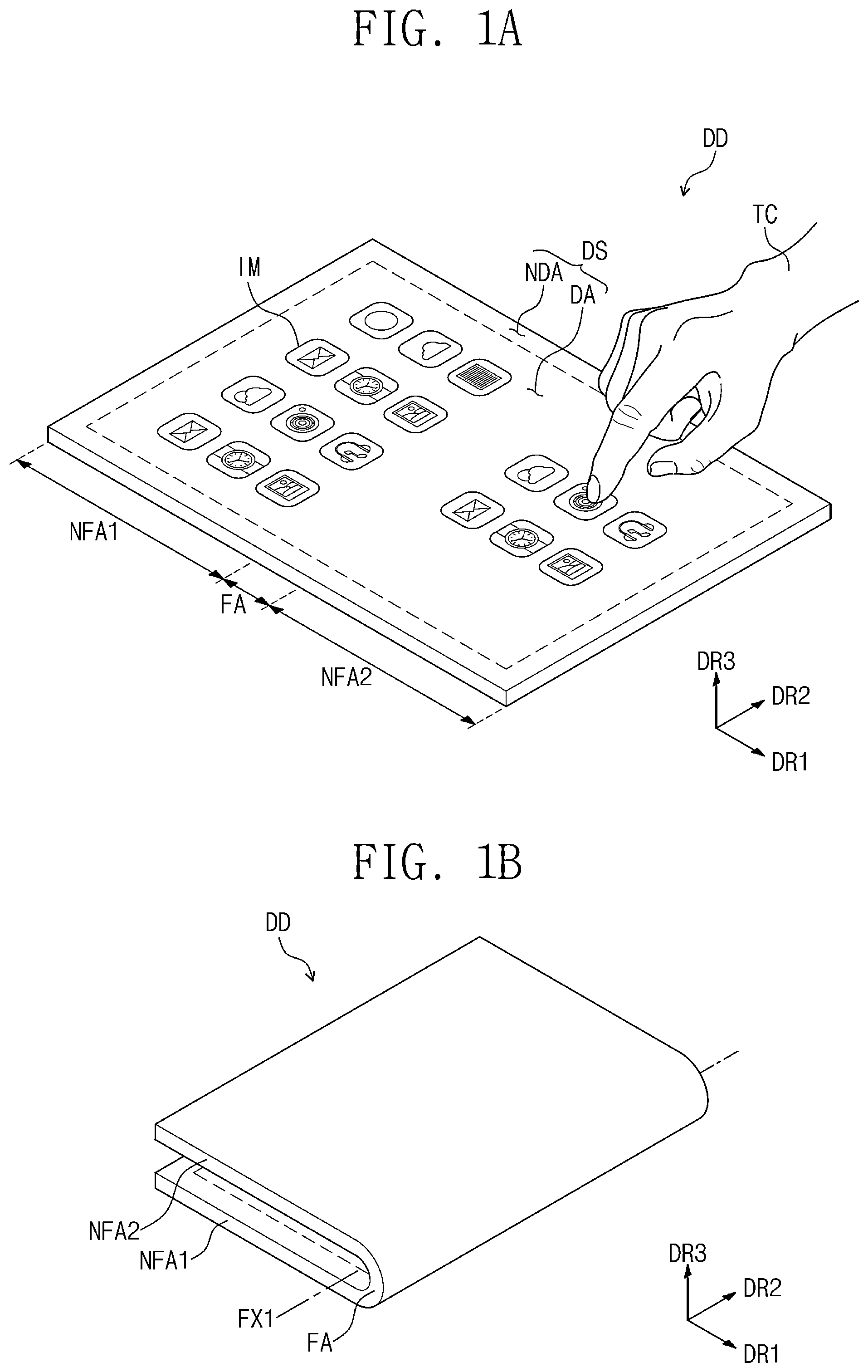 Patent US12591154 Figure 1 – Display module