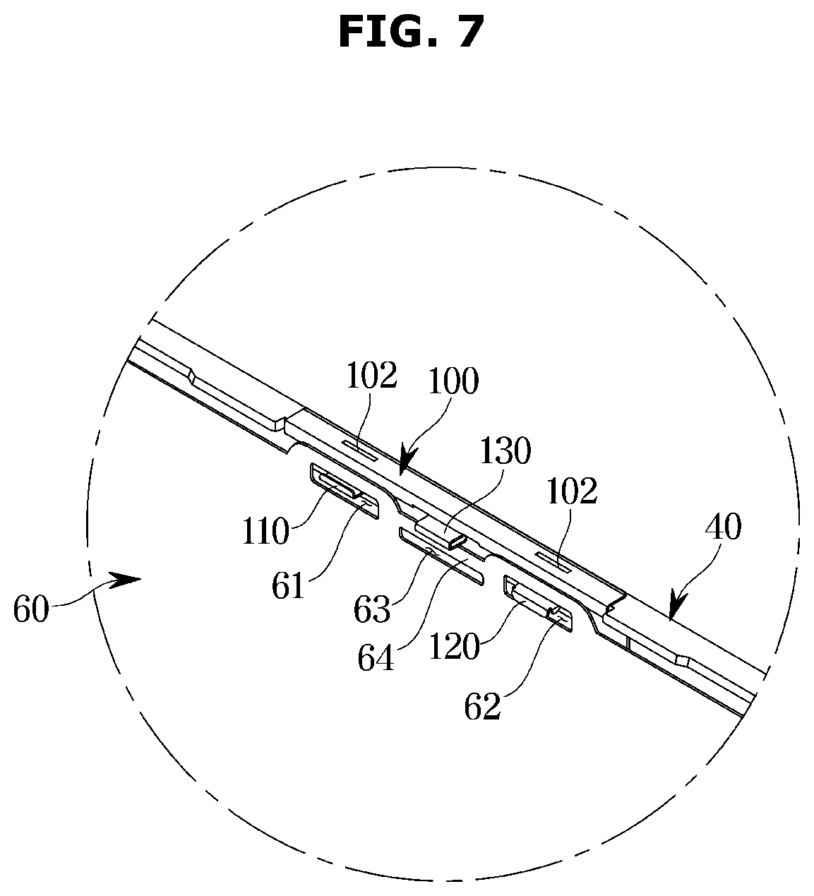 Patent US12591155 Figure 7 – Display apparatus