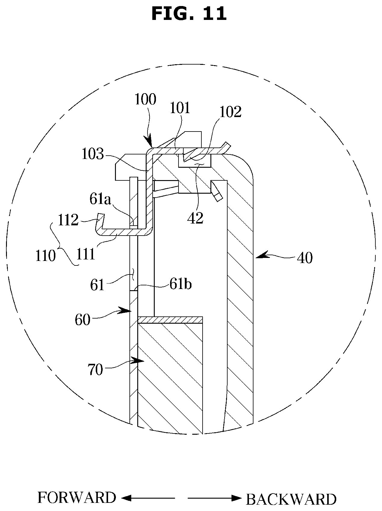 Patent US12591155 Figure 11 – Display apparatus