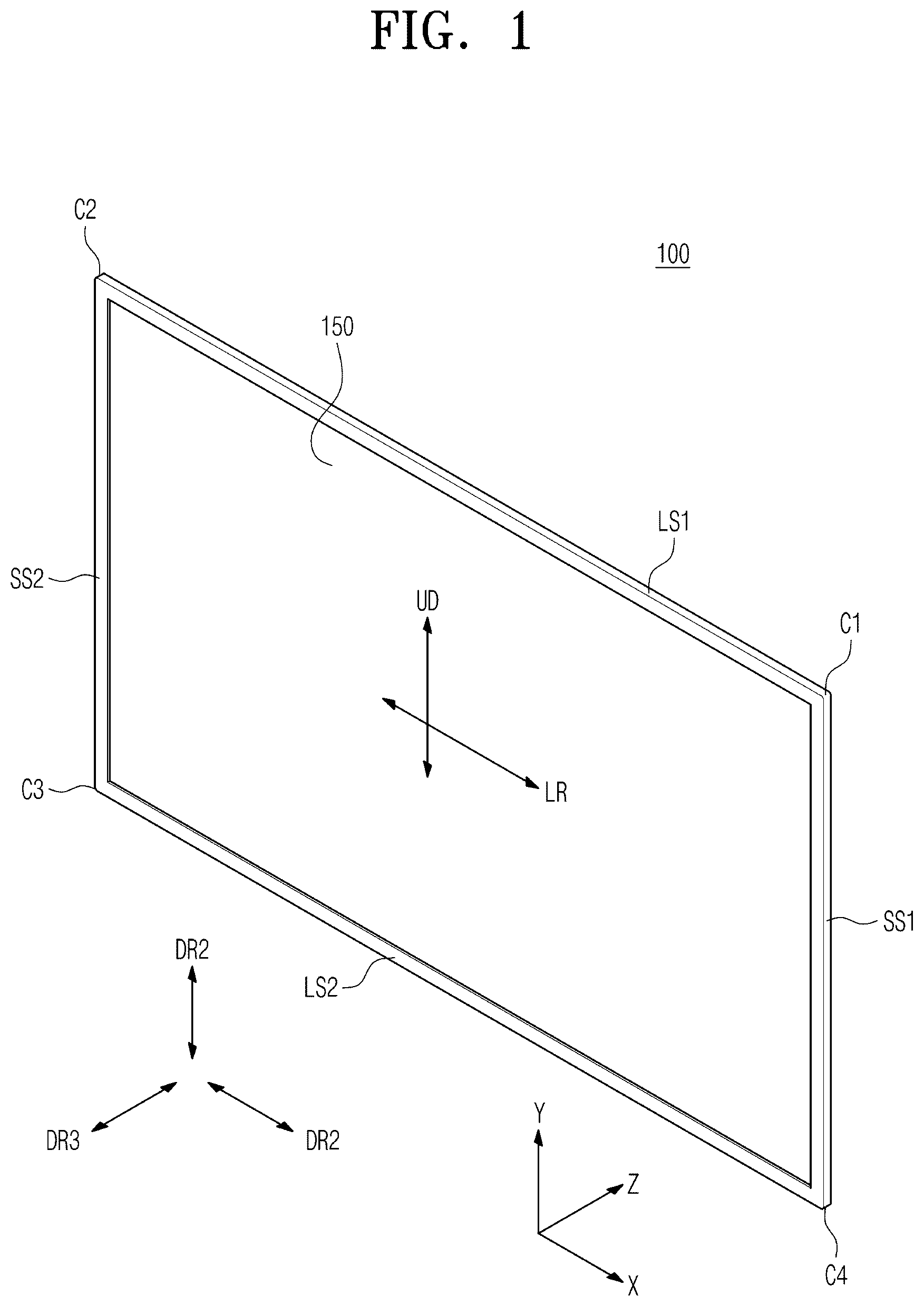Patent US12591158 Figure 1 – Light assembly, display panel, and method for manufacturing light assembly