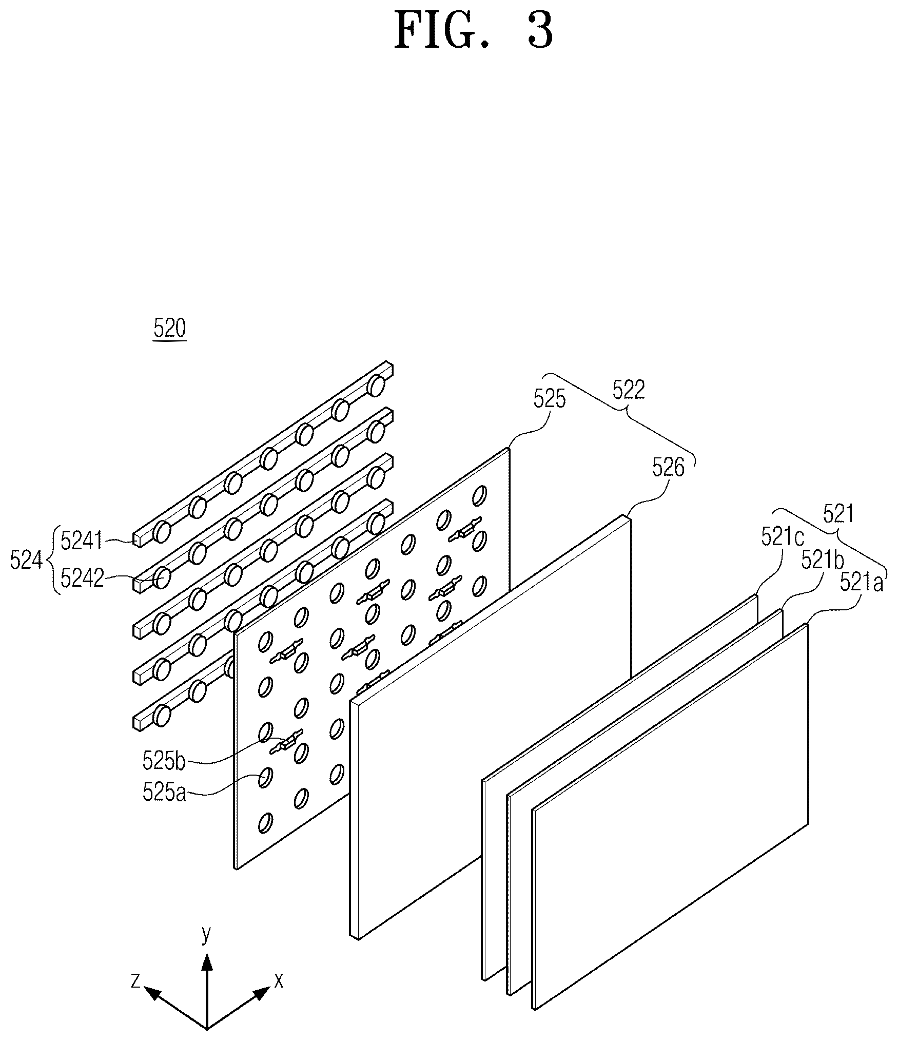 Patent US12591158 Figure 3 – Light assembly, display panel, and method for manufacturing light assembly