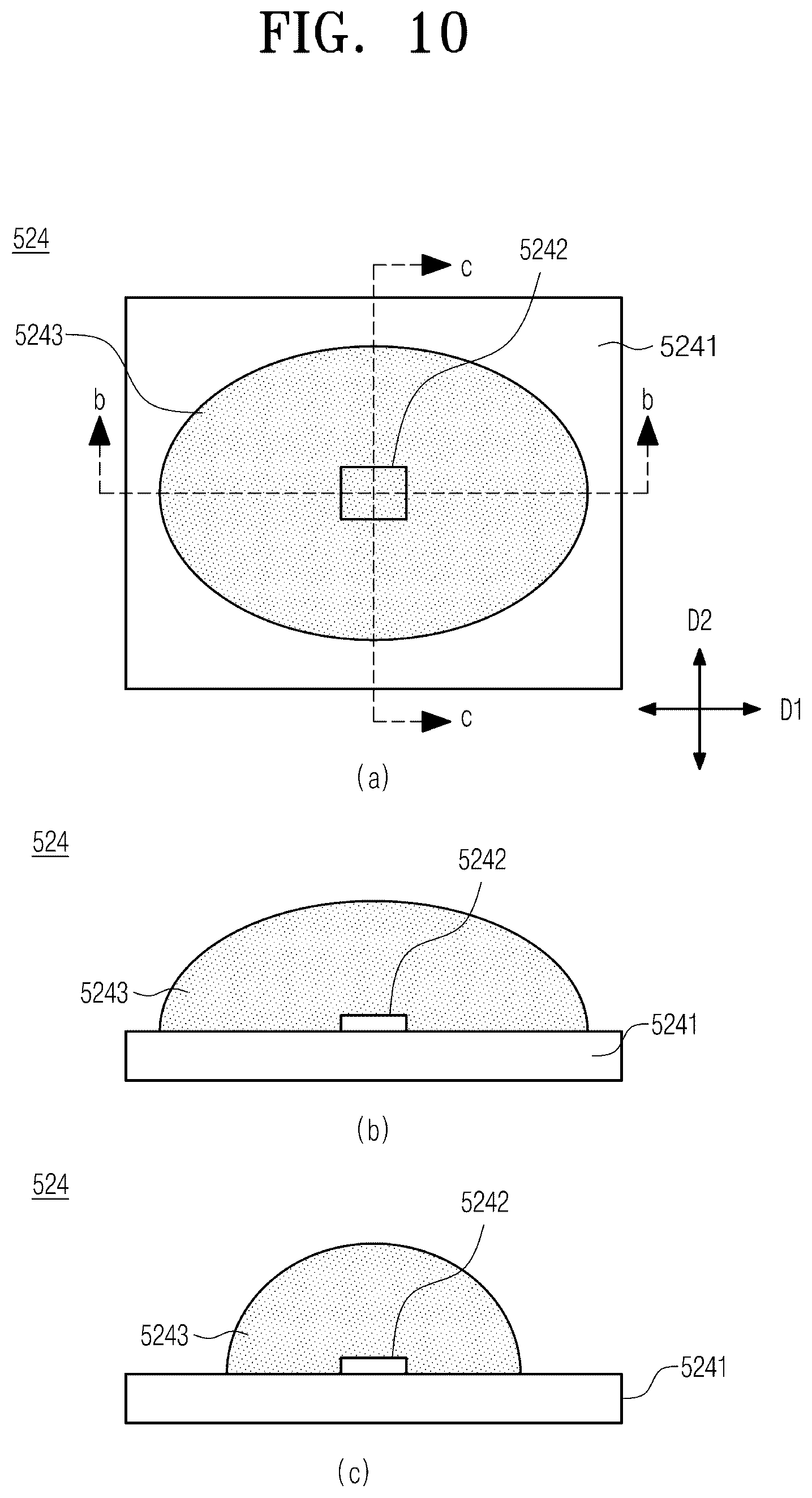 Patent US12591158 Figure 10 – Light assembly, display panel, and method for manufacturing light assembly