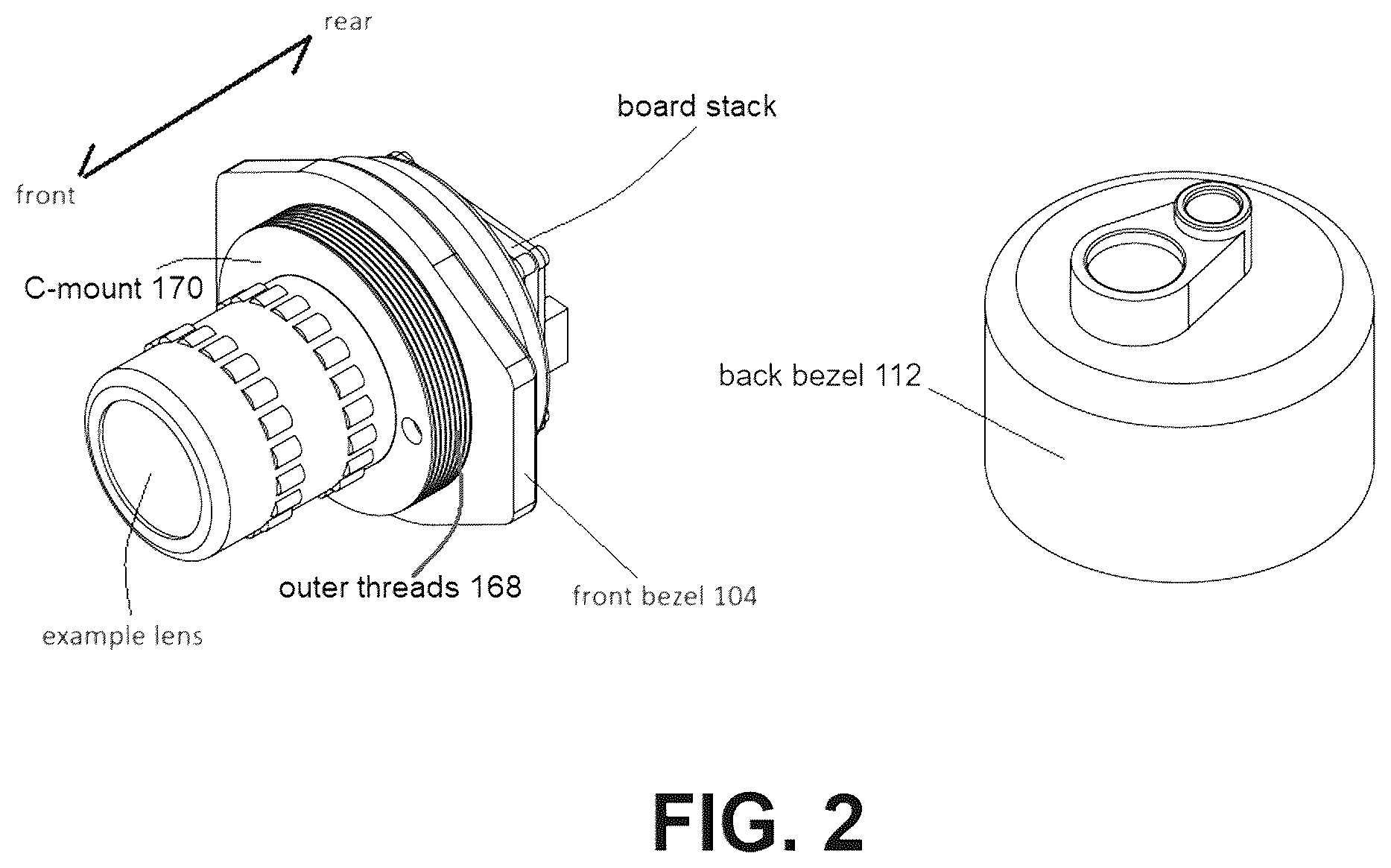 Patent US12591167 Figure 3 – Enclosures for accommodating board stacks