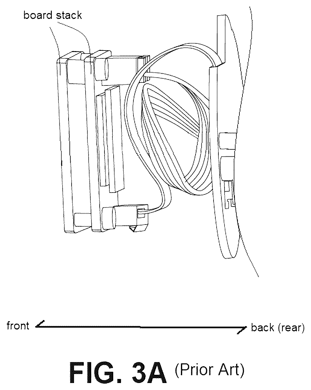 Patent US12591167 Figure 4 – Enclosures for accommodating board stacks