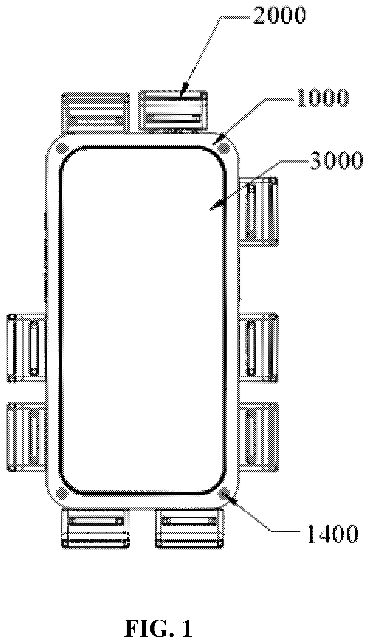 Patent US12591168 Figure 1 – Disassembly and assembly component and electronic device kit