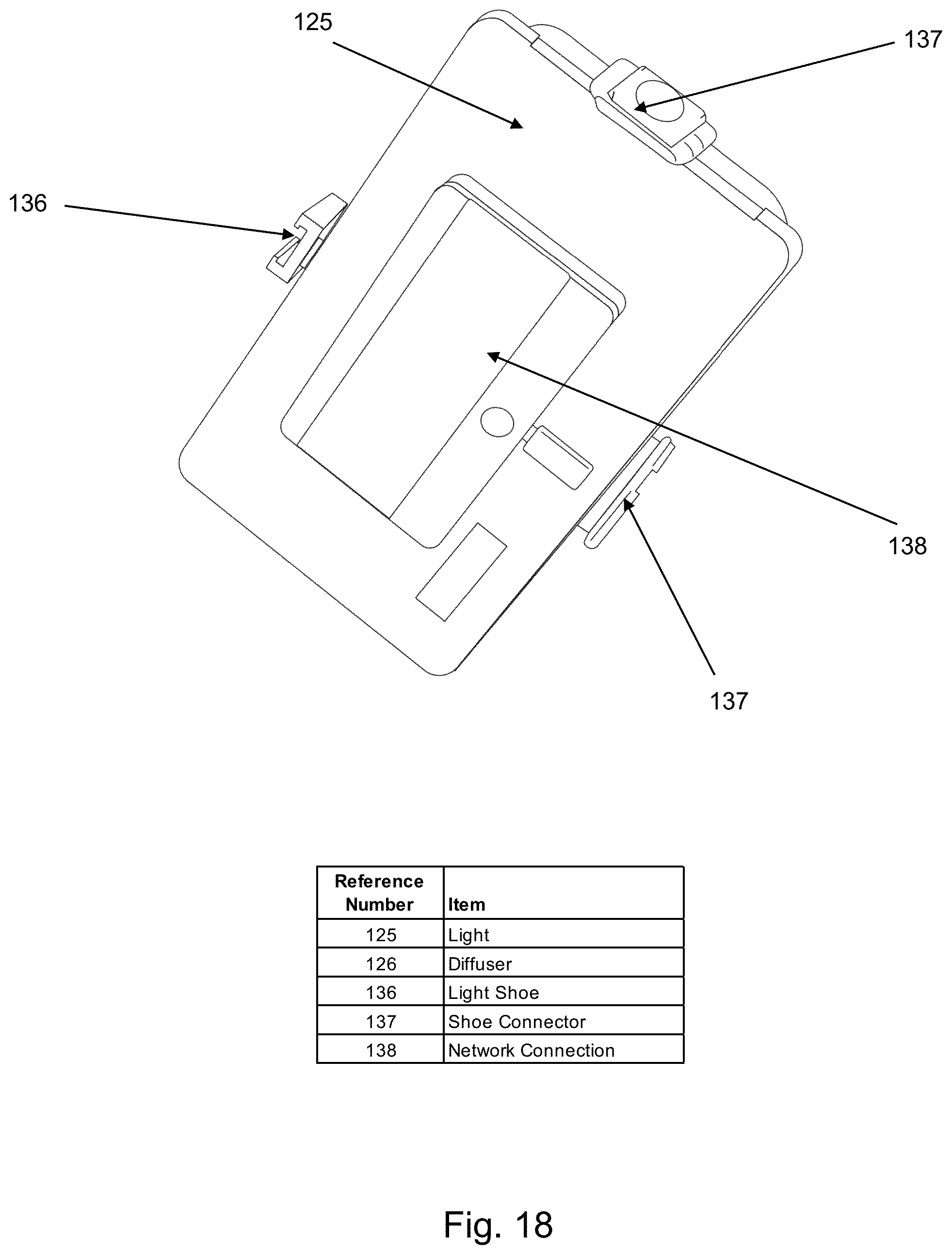 Patent US12591169 Figure 18 – Remotely controllable mobile video studio with integrated teleprompter, camera, lighting and microphone