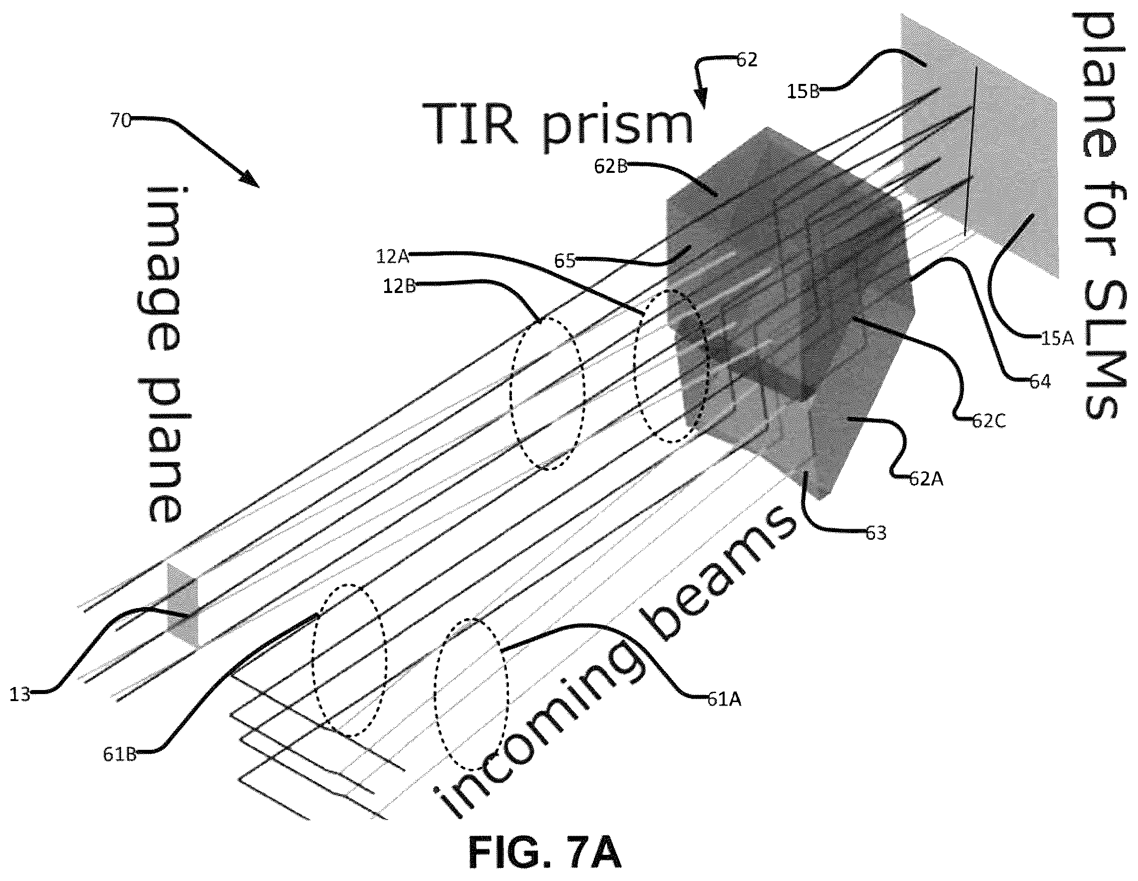 Patent US12591170 Figure 9 – Optical projection with combined beams