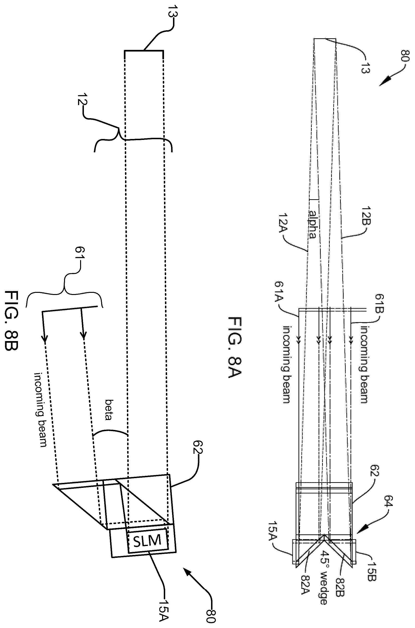 Patent US12591170 Figure 11 – Optical projection with combined beams