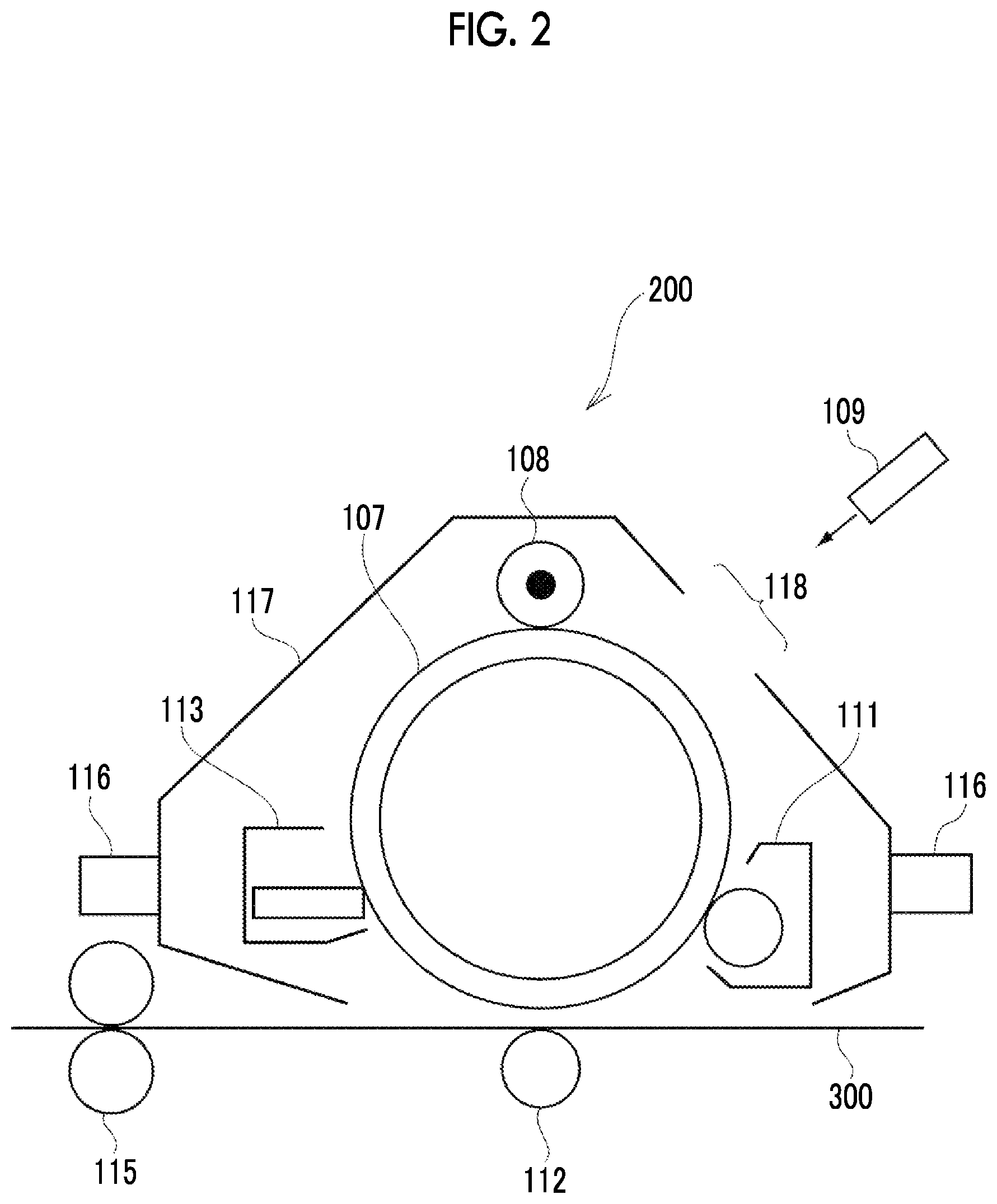 Patent US12591185 Figure 2 – Fluorescent green toner, electrostatic charge image developer, toner cartridge, process cartridge, image forming apparatus, and image forming method