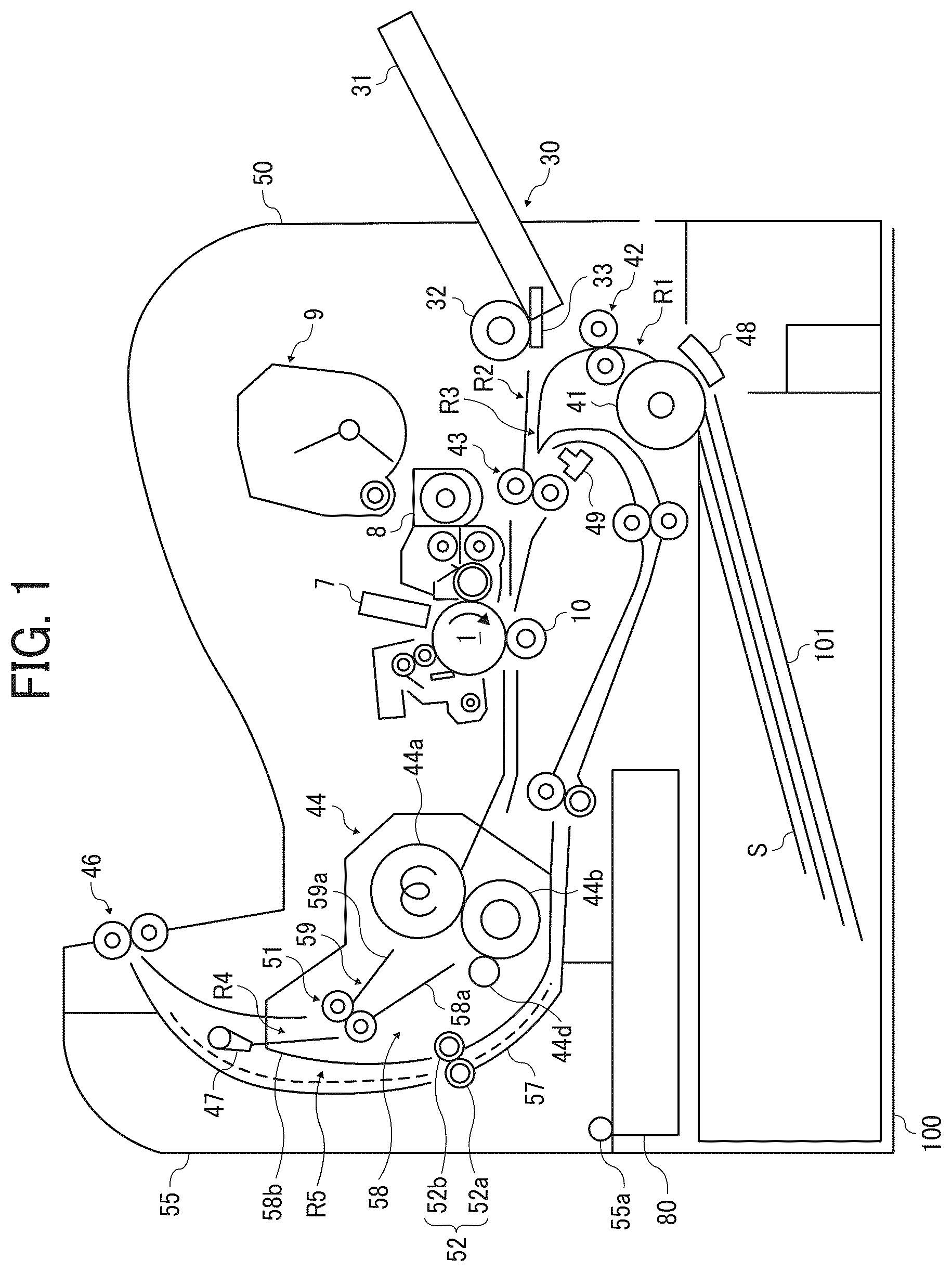 Patent US12591188 Figure 1 – Developing device including seal and image forming apparatus