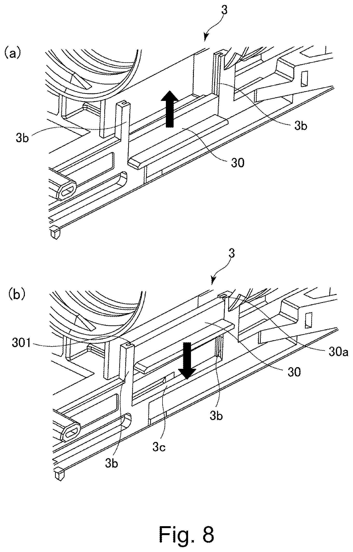 Patent US12591189 Figure 8 – Developer supply container and developer supplying system