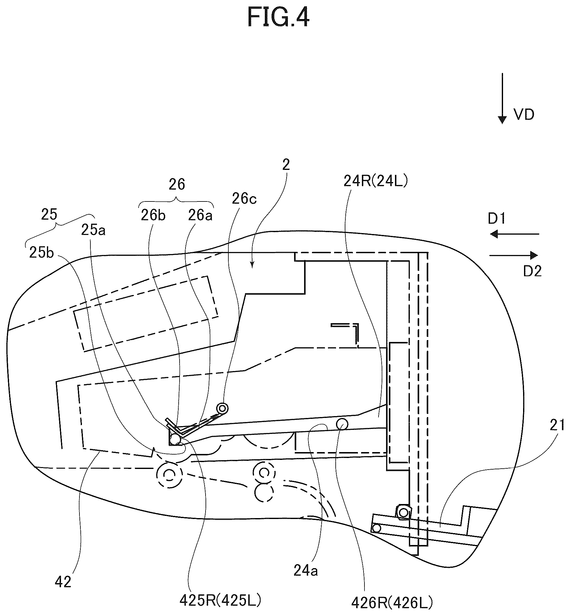 Patent US12591197 Figure 4 – Image forming apparatus having plurality of covers