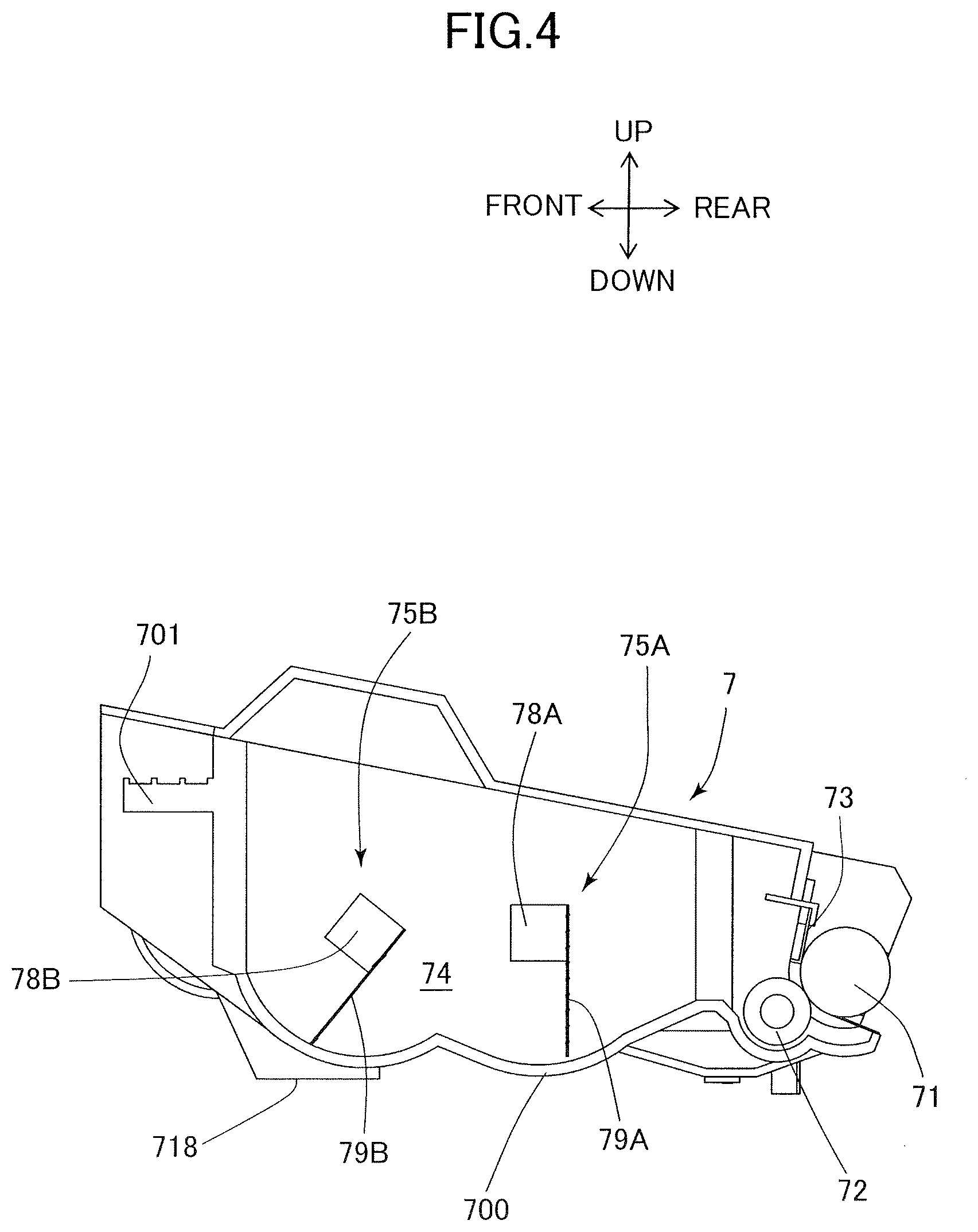 Patent US12591199 Figure 4 – Process cartridge and image forming apparatus