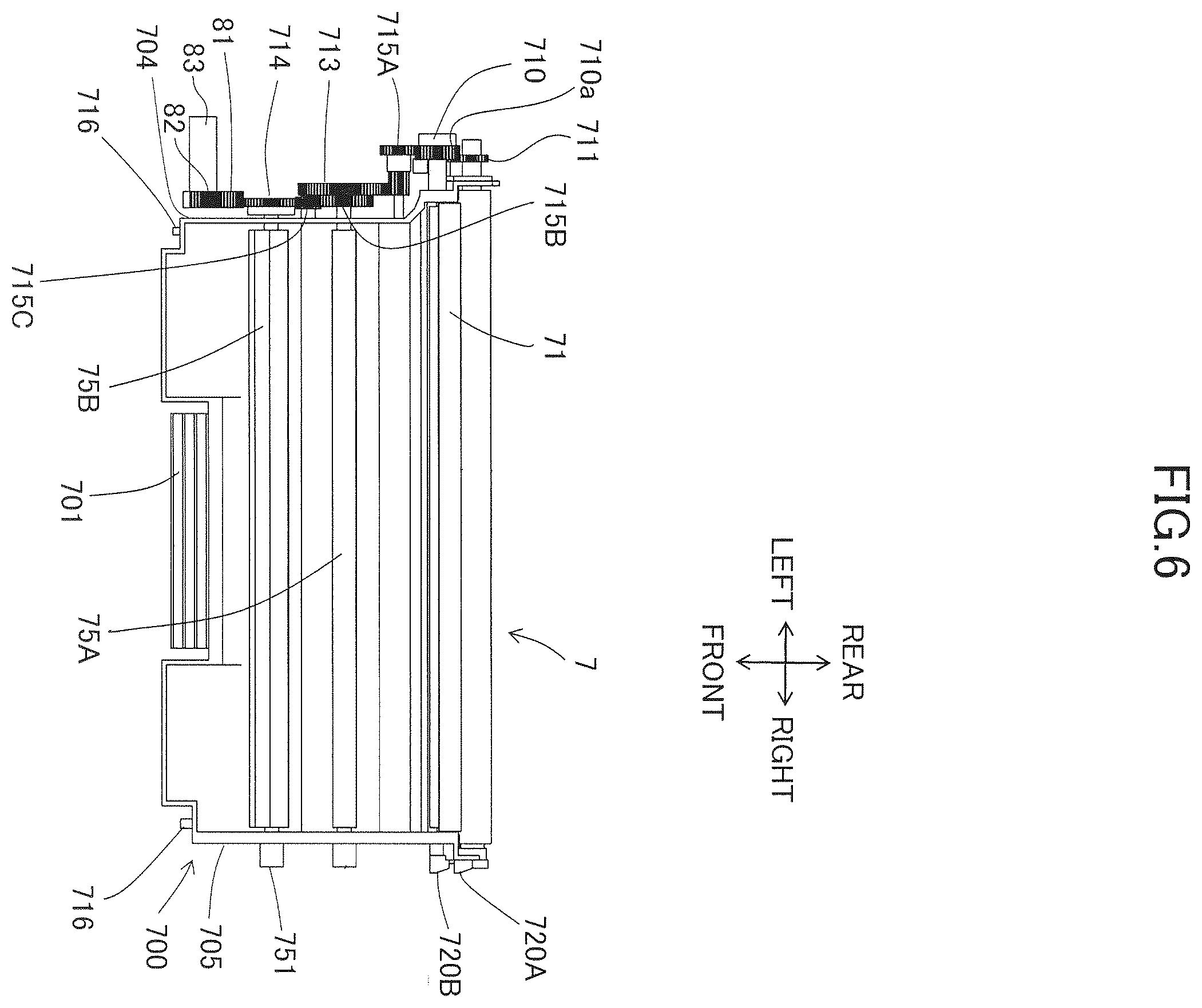 Patent US12591199 Figure 6 – Process cartridge and image forming apparatus