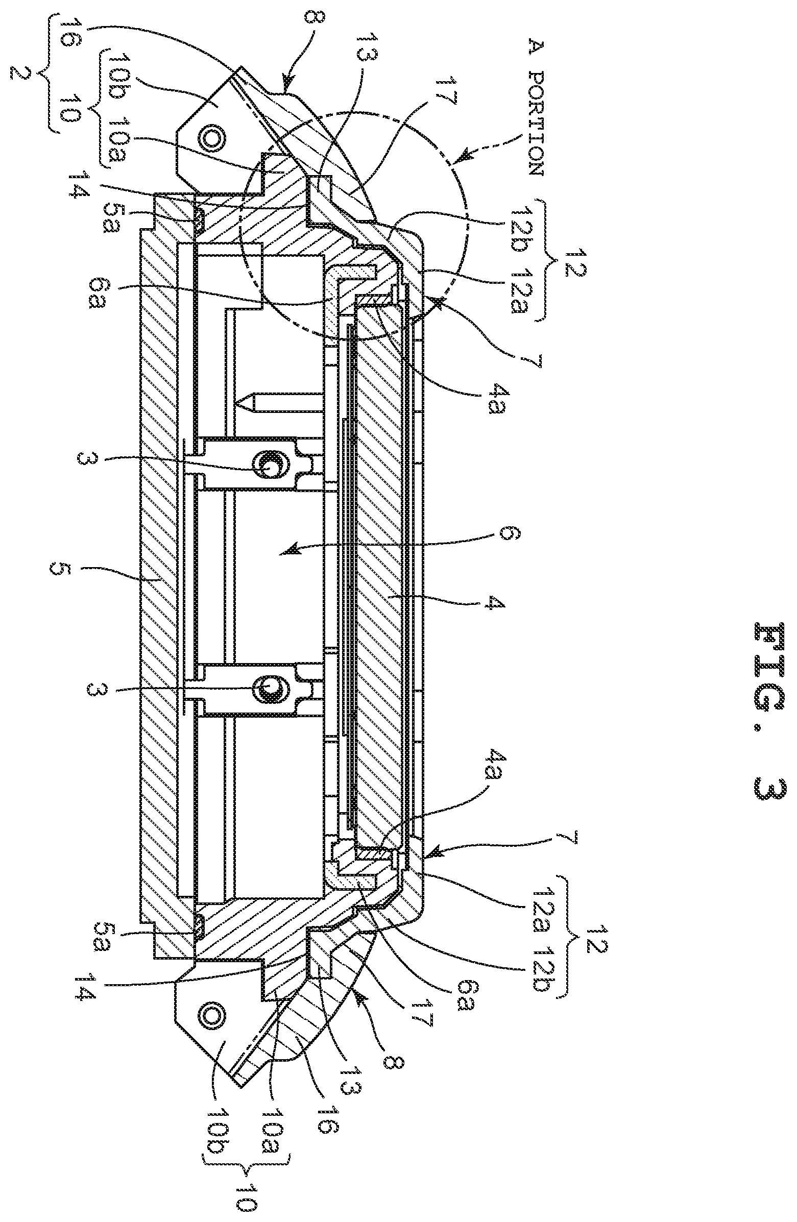 Patent US12591205 Figure 3 – Exterior member, case and timepiece