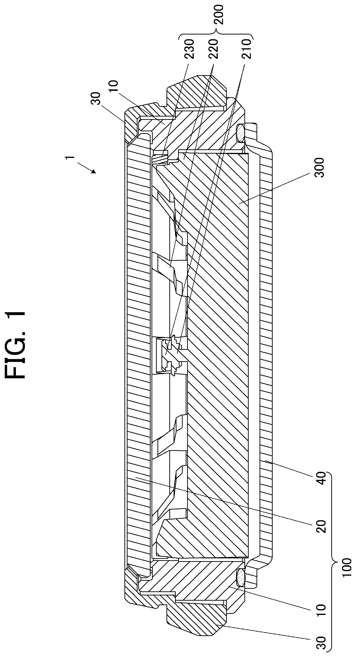 Patent US12591206 Figure 1 – Timepiece case and electronic timepiece
