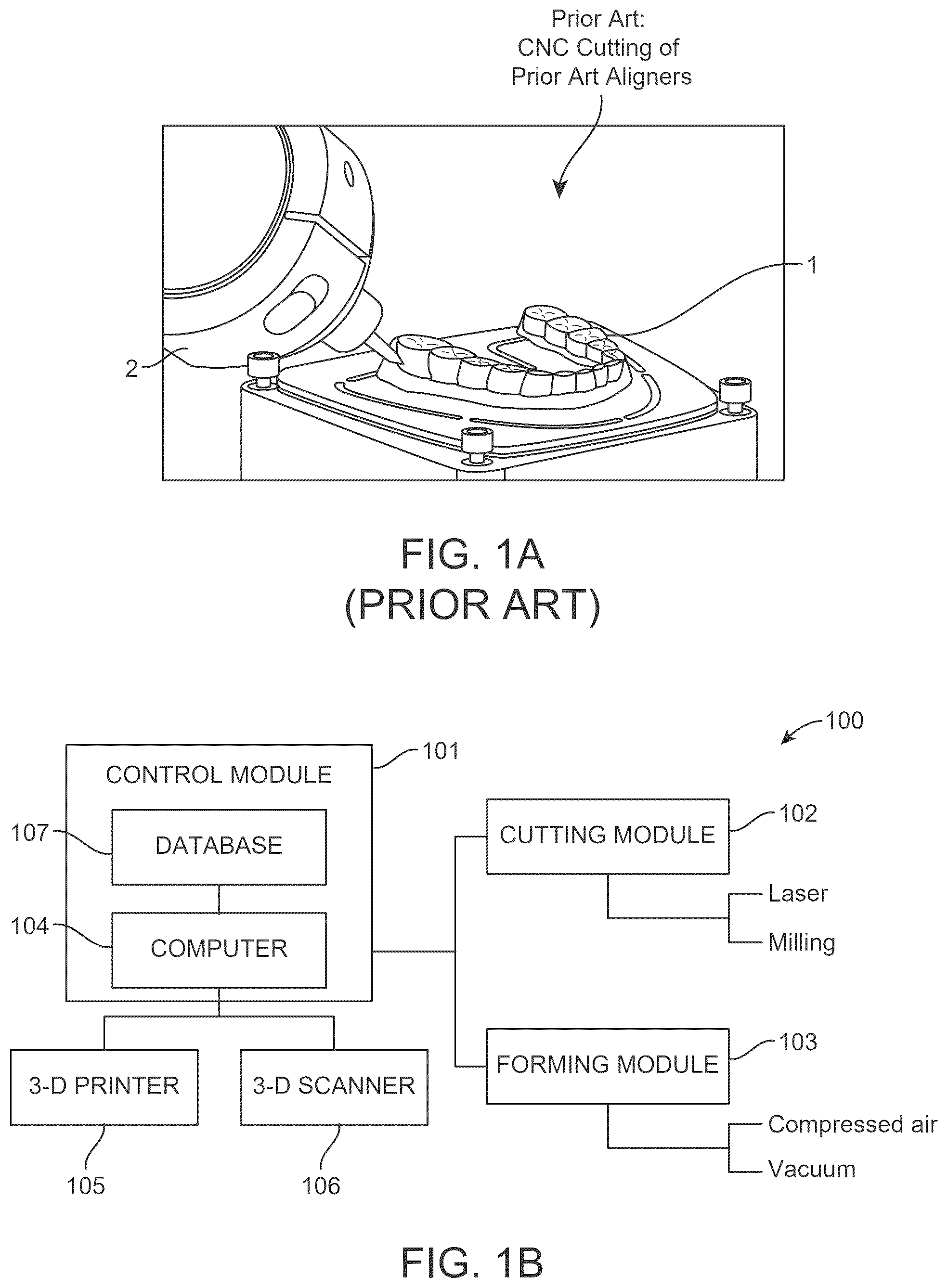 Patent US12591215 Figure 1 – System and method for forming dental appliances