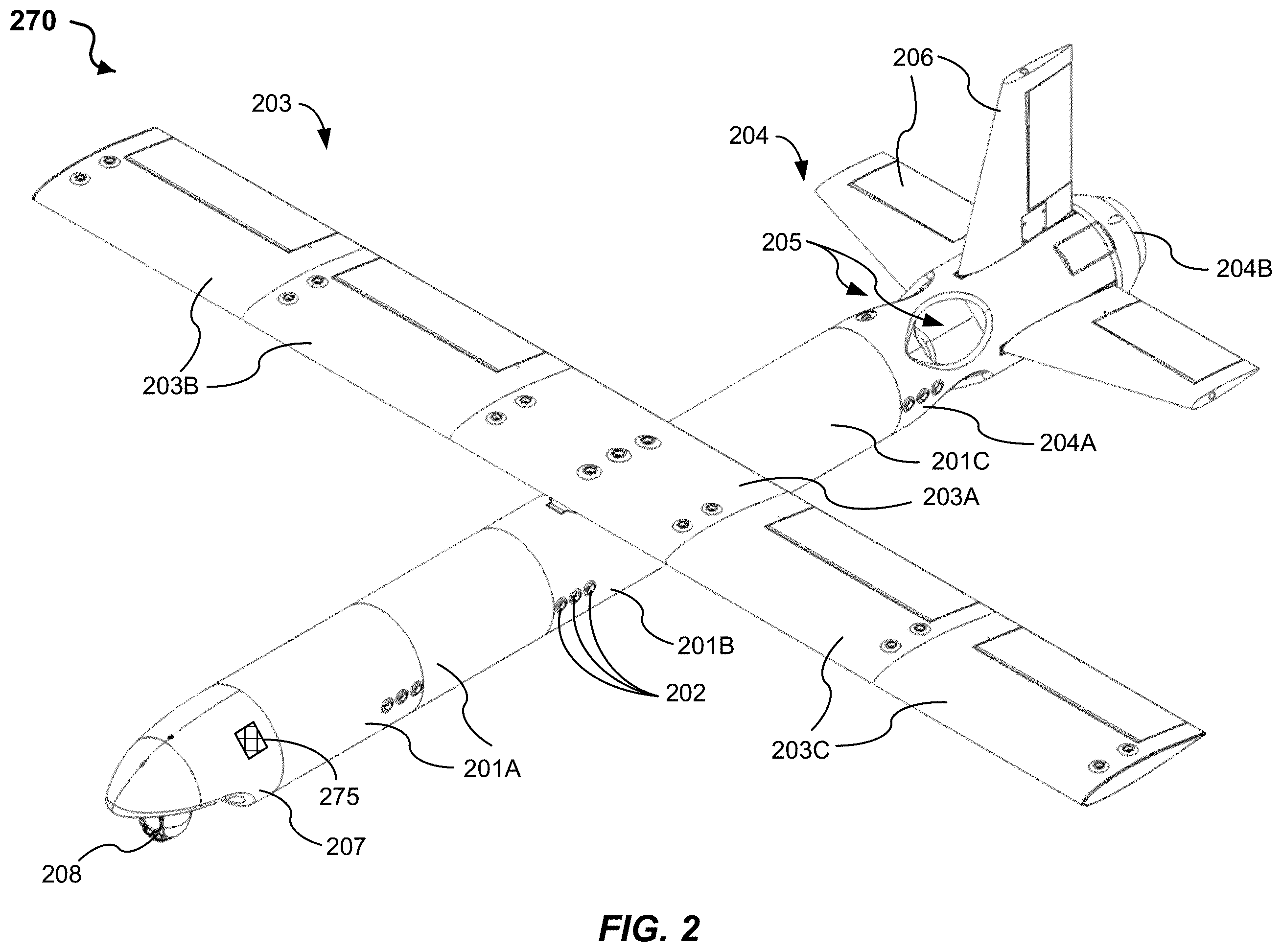 Patent US12591247 Figure 2 – Unmanned vehicle management system and method