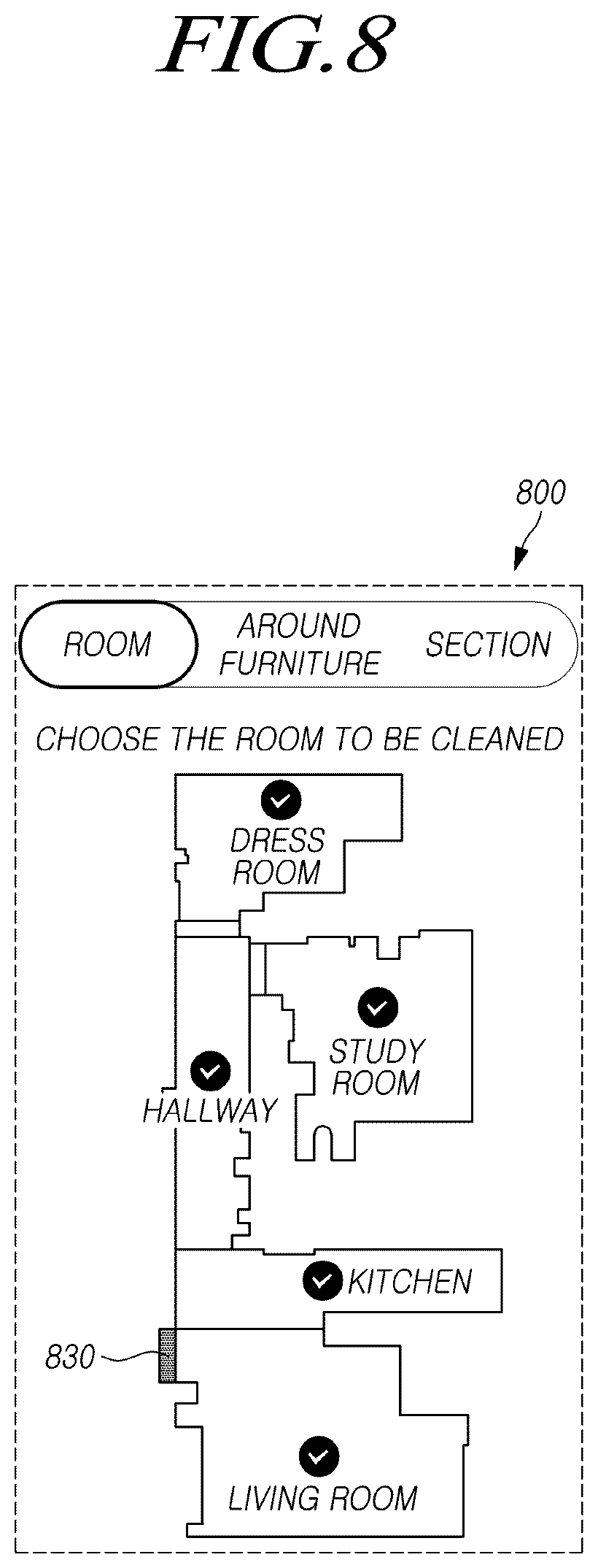 Patent US12591255 Figure 11 – Mobile robot and control method therefor