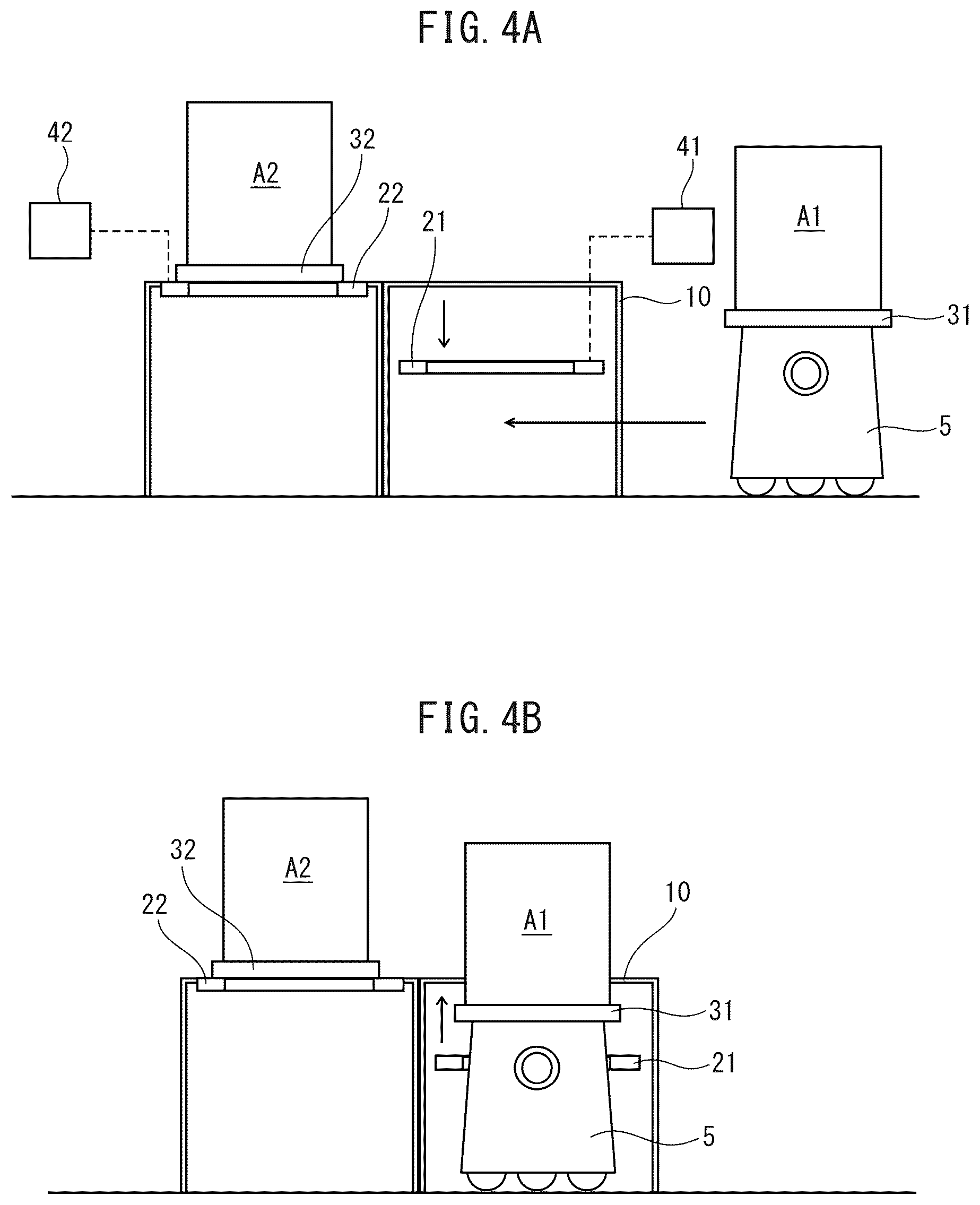 Patent US12591256 Figure 4 – Work unit replacement system and work unit replacement station