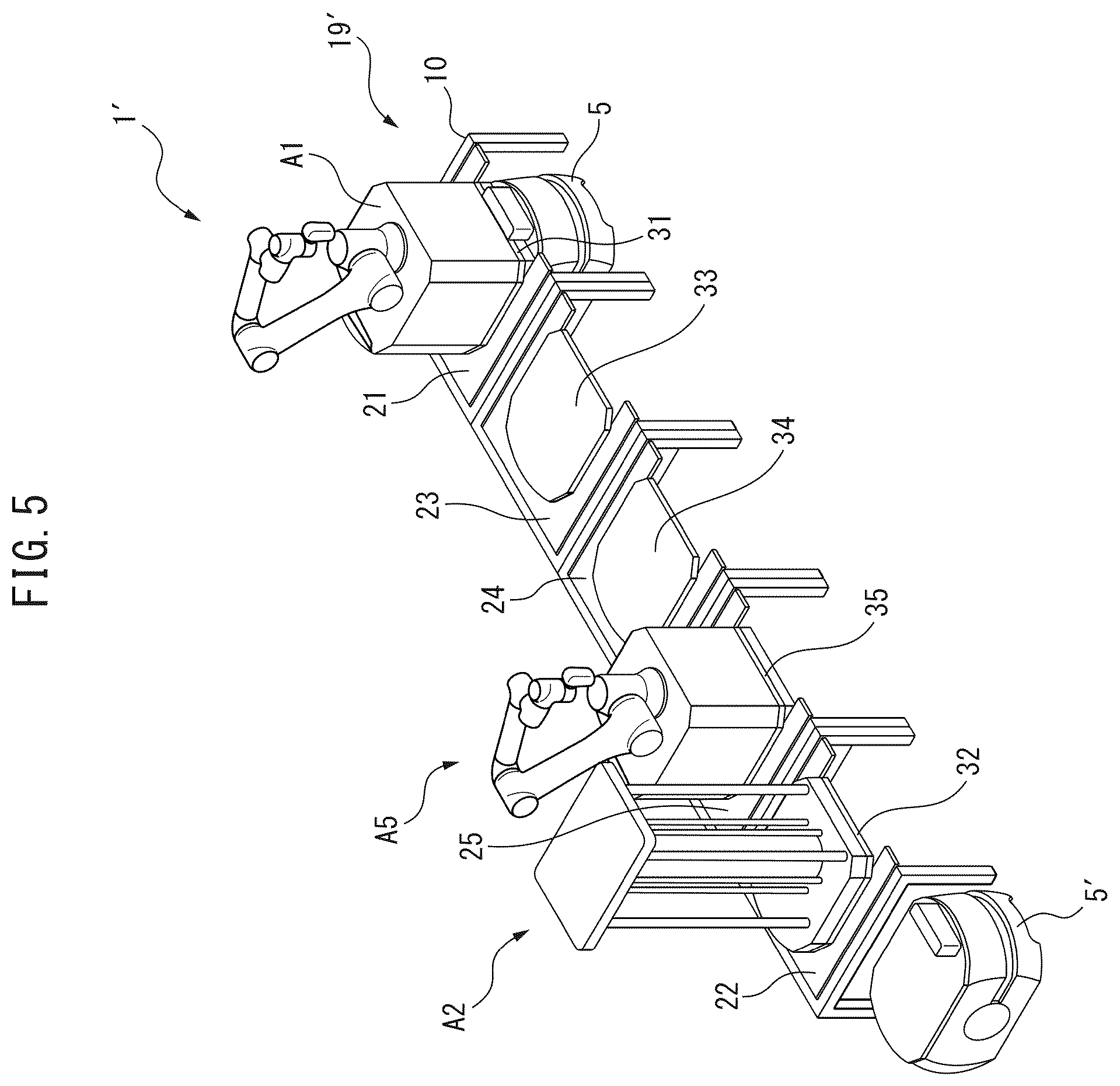 Patent US12591256 Figure 7 – Work unit replacement system and work unit replacement station