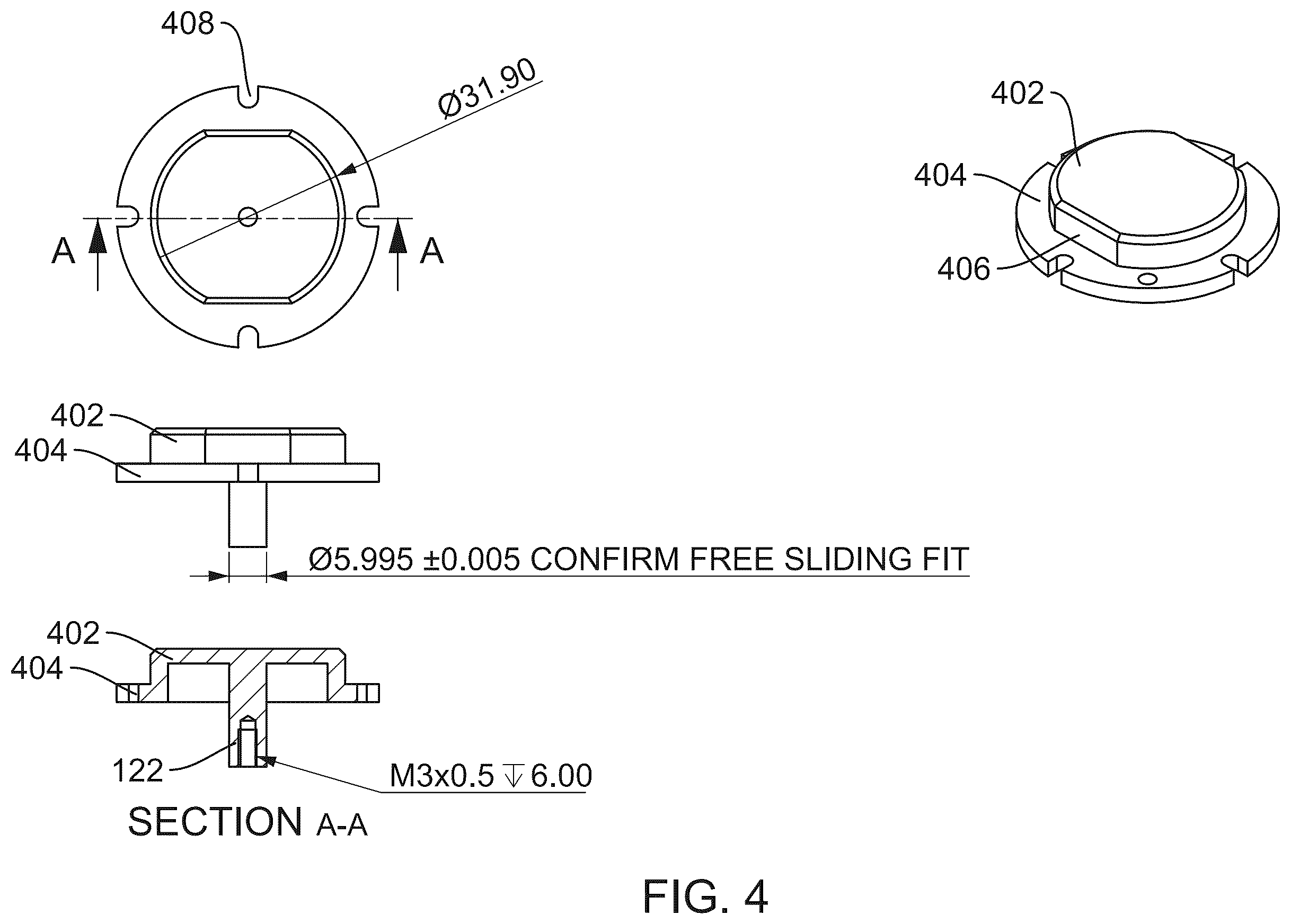 Patent US12591264 Figure 5 – Detachable multi functional control knob assembly