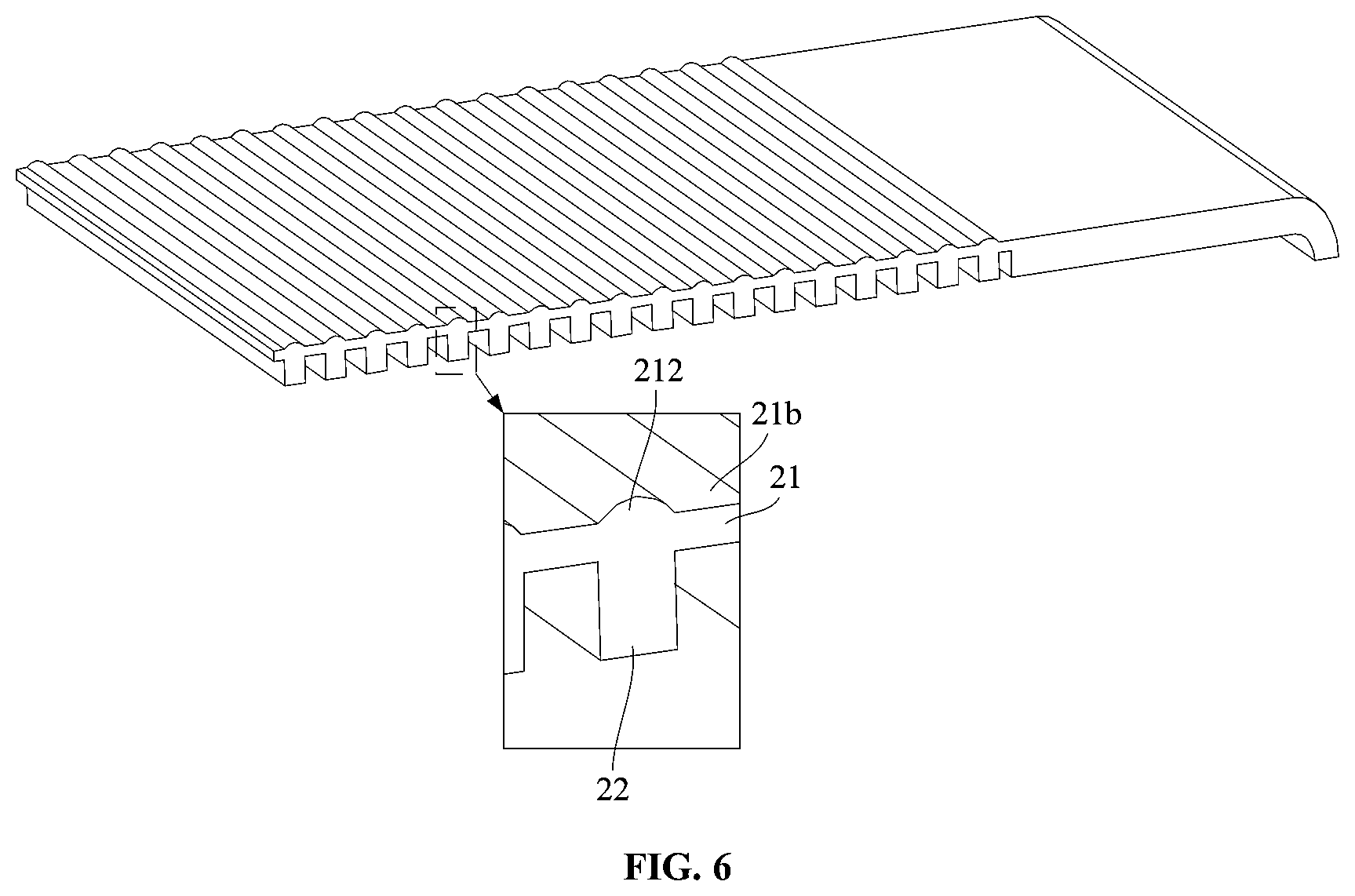 Patent US12591275 Figure 3 – Support and method for manufacturing same, flexible display module, and electronic device