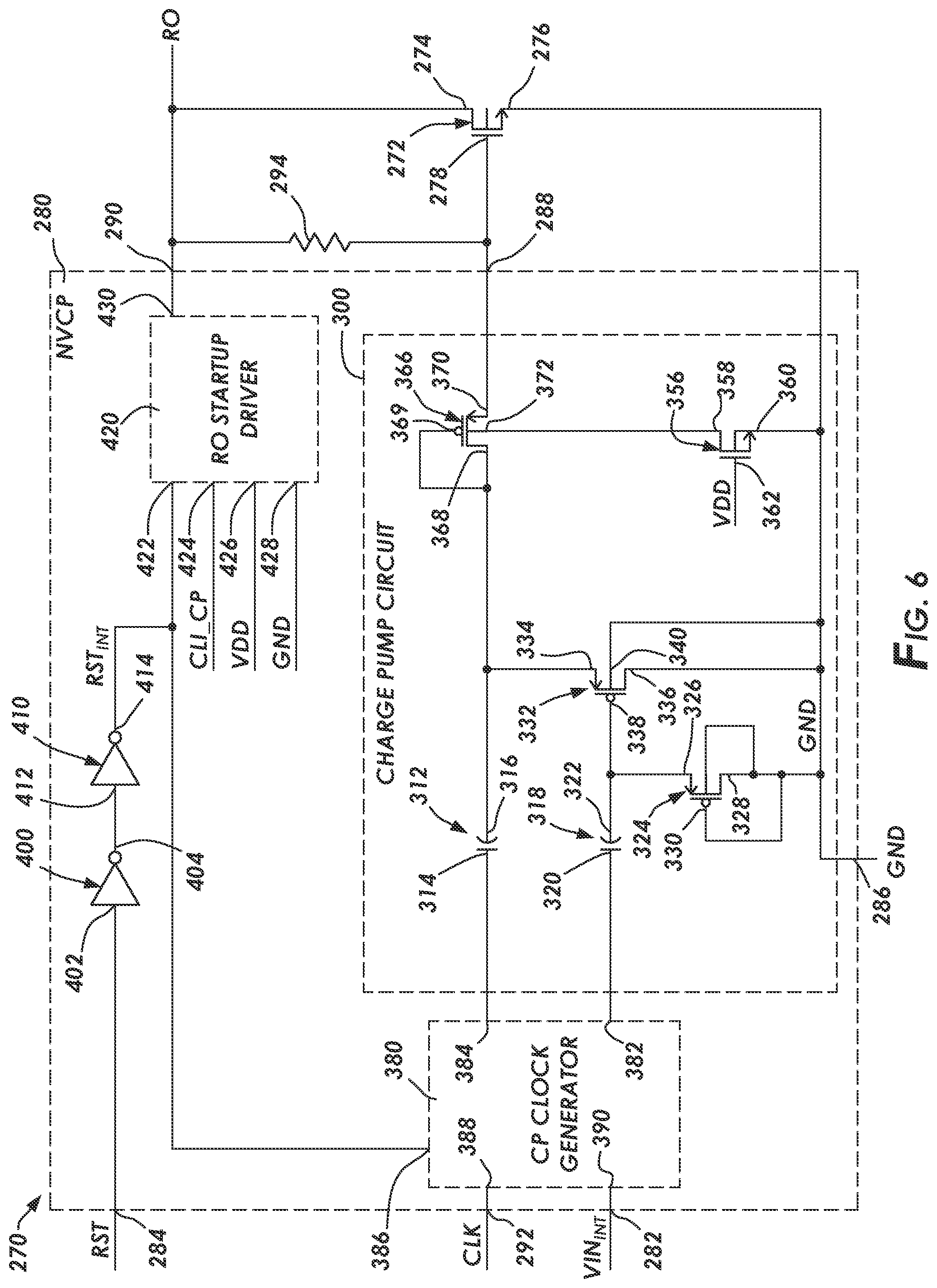Patent US12591281 Figure 6 – Reset output with open drain configuration for functional safety (FUSA) applications