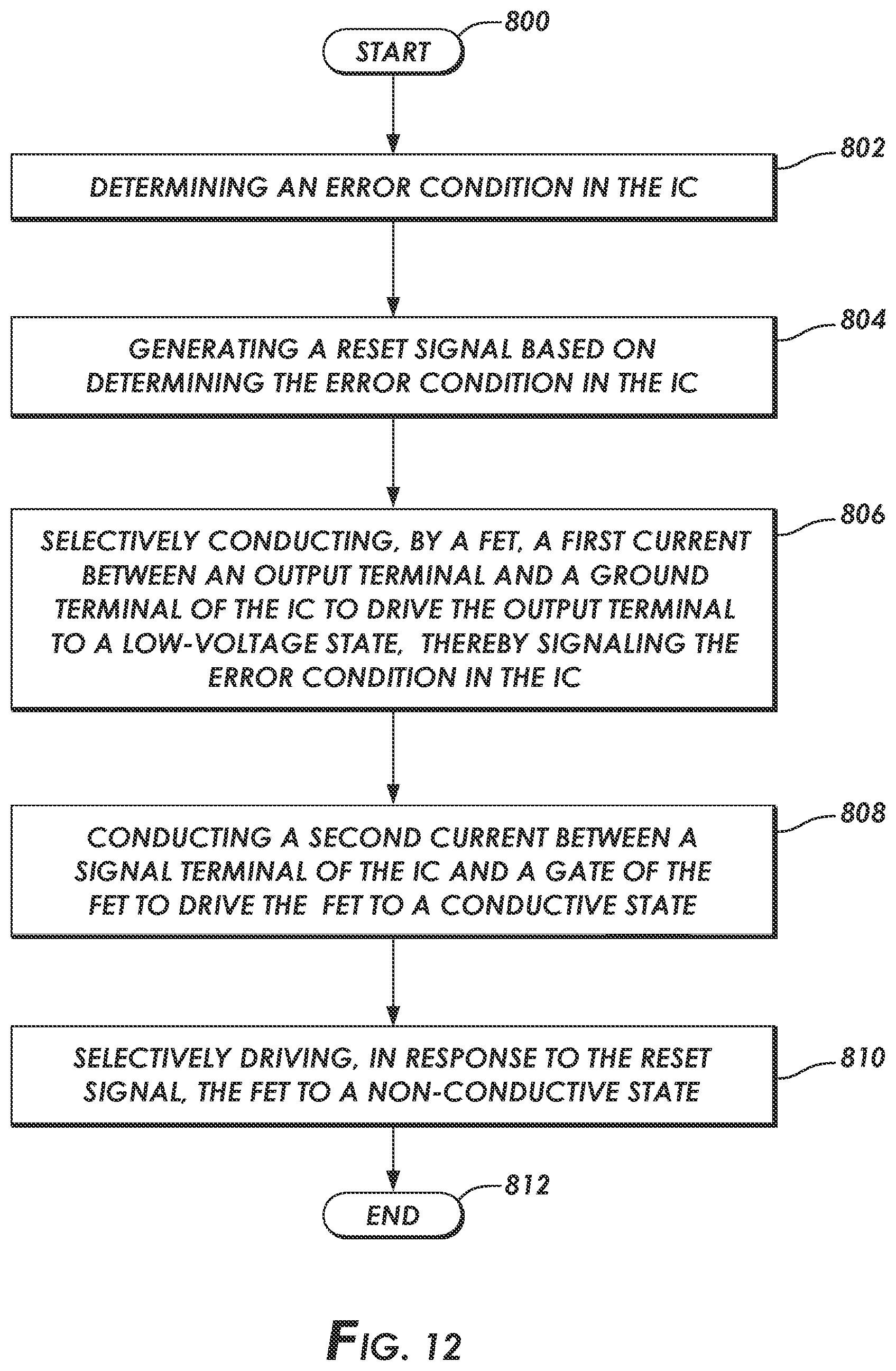 Patent US12591281 Figure 11 – Reset output with open drain configuration for functional safety (FUSA) applications