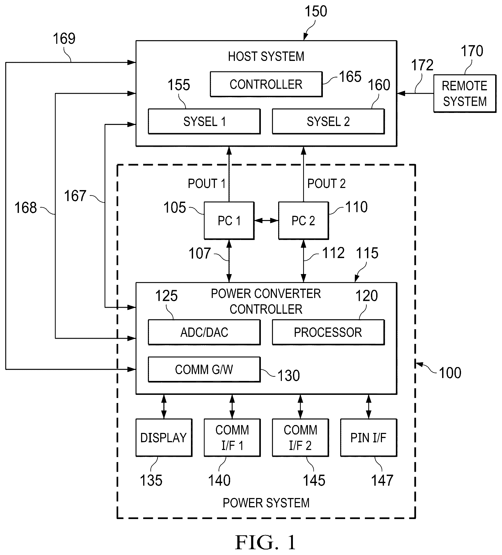 Patent US12591285 Figure 1 – Highly adaptable power system