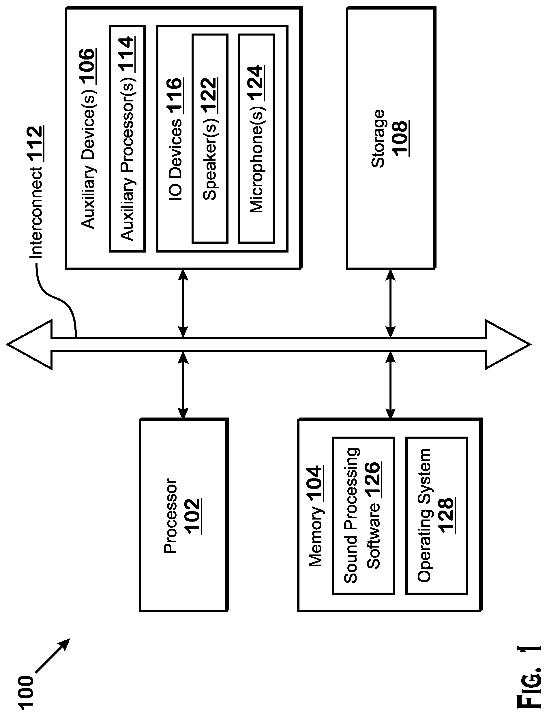 Patent US12591290 Figure 1 – Techniques for power savings, improved security, and enhanced user perceptual audio