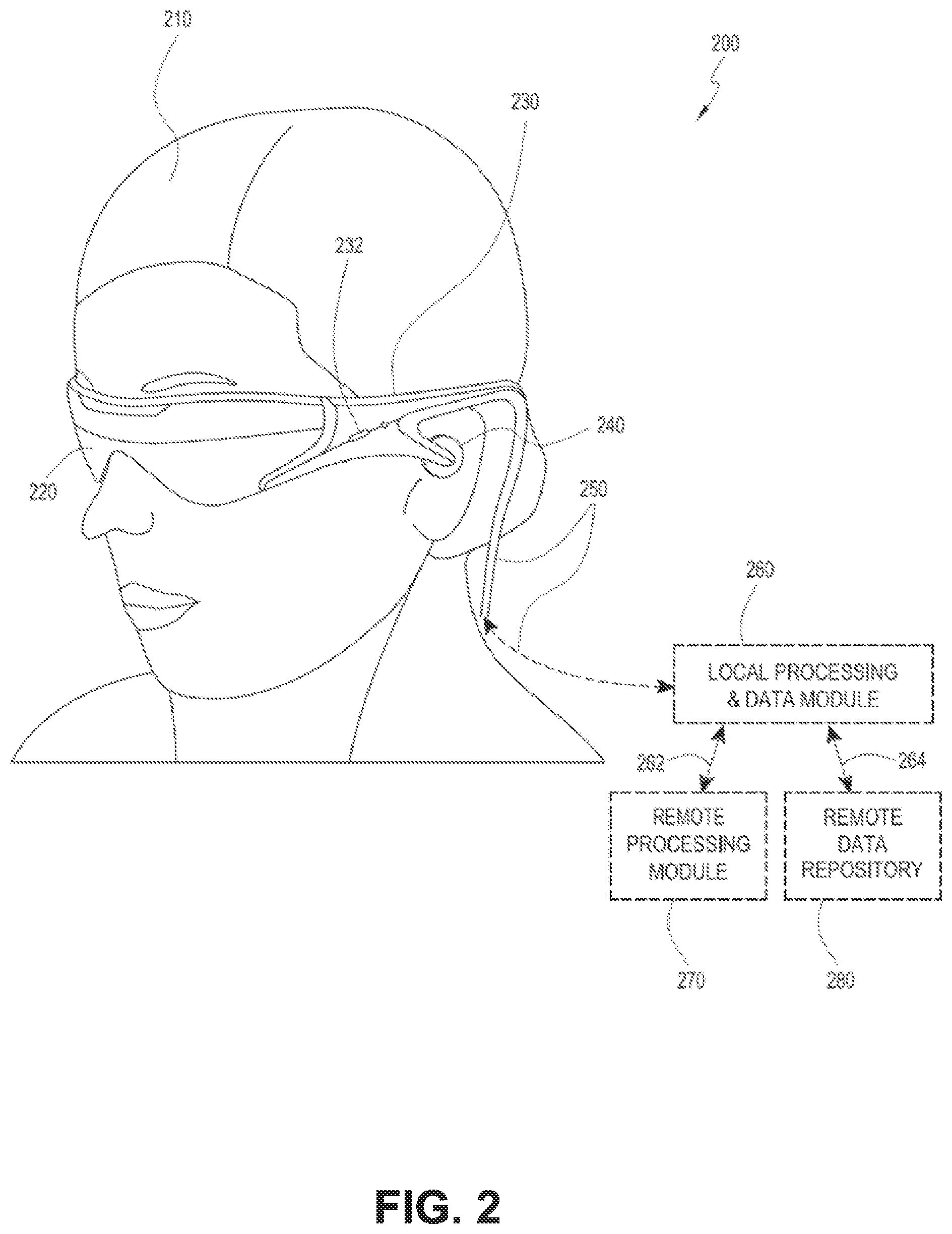 Patent US12591297 Figure 2 – Multimodal task execution and text editing for a wearable system