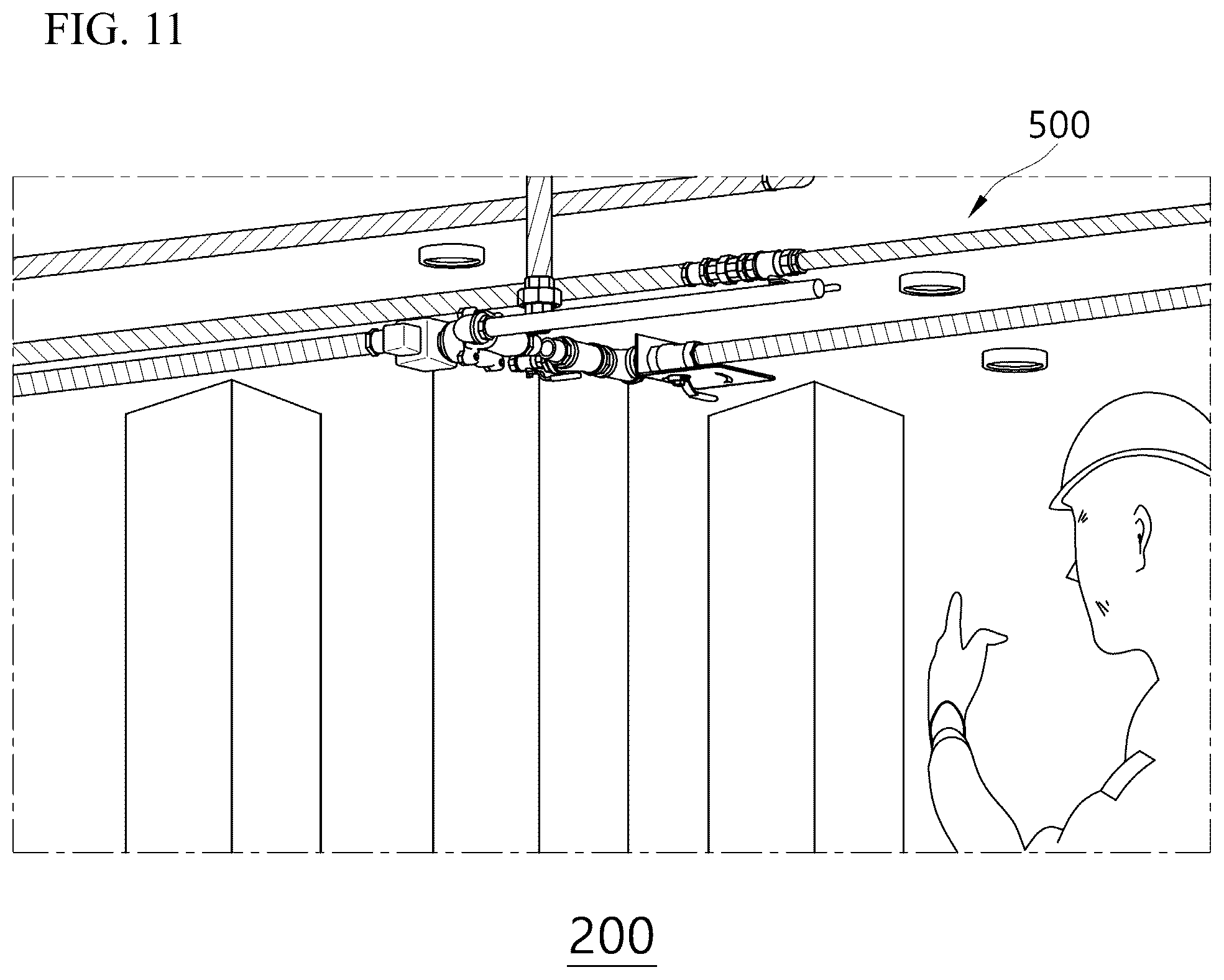 Patent US12591299 Figure 11 – Method, server and device for outputting XR content corresponding to a target within a construction site based on voice recognition