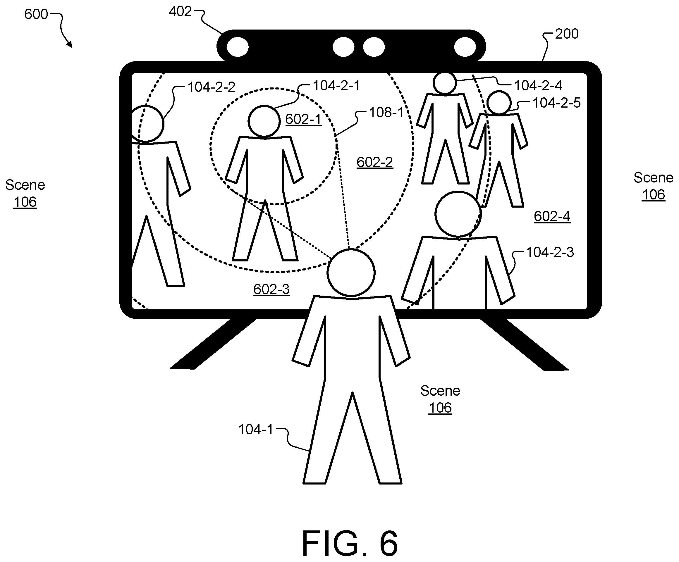 Patent US12591301 Figure 6 – Bilateral exchange of user attention stream for foveated 3D communication streaming