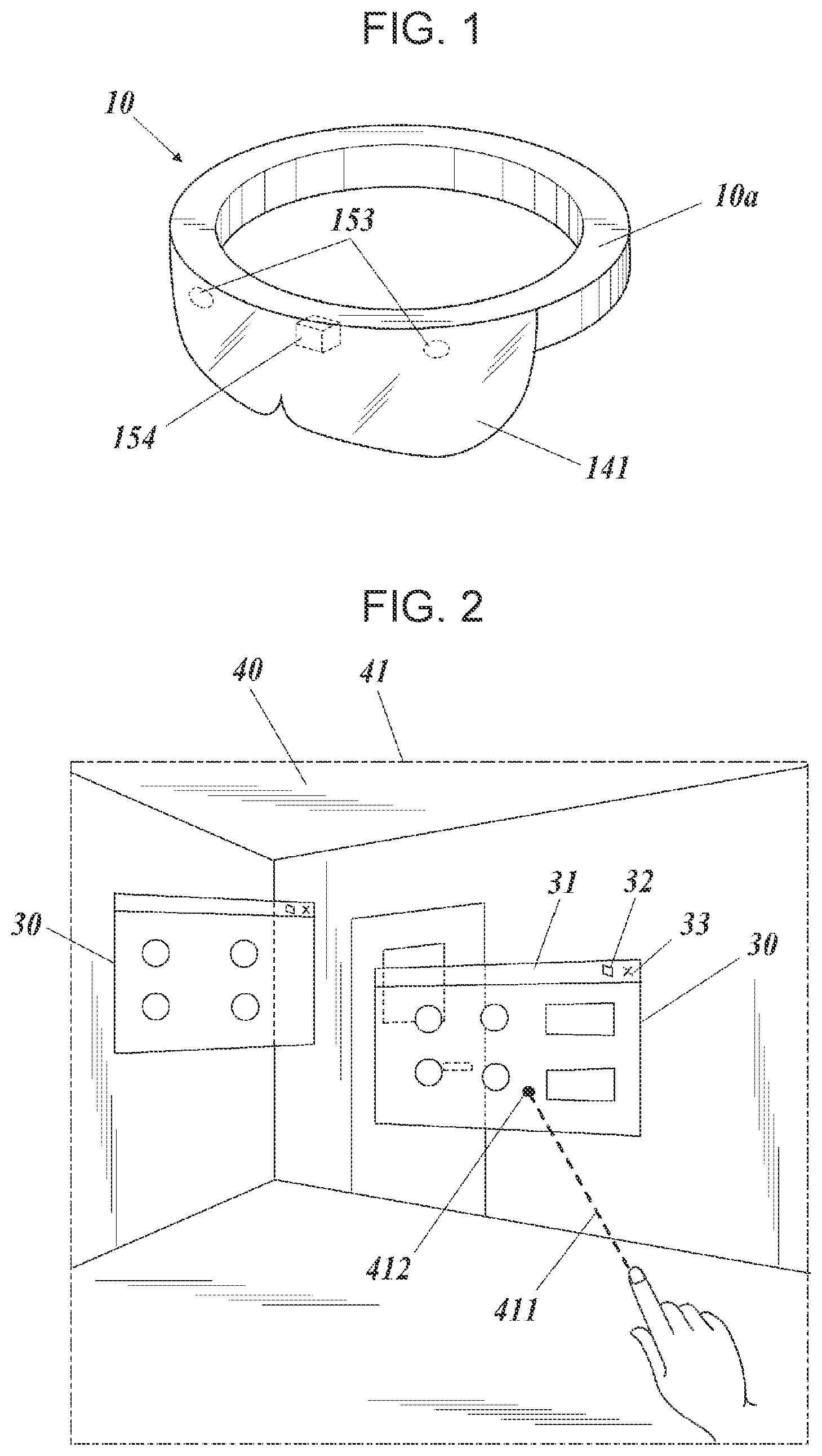 Patent US12591312 Figure 1 – Wearable terminal apparatus, program, and image processing method