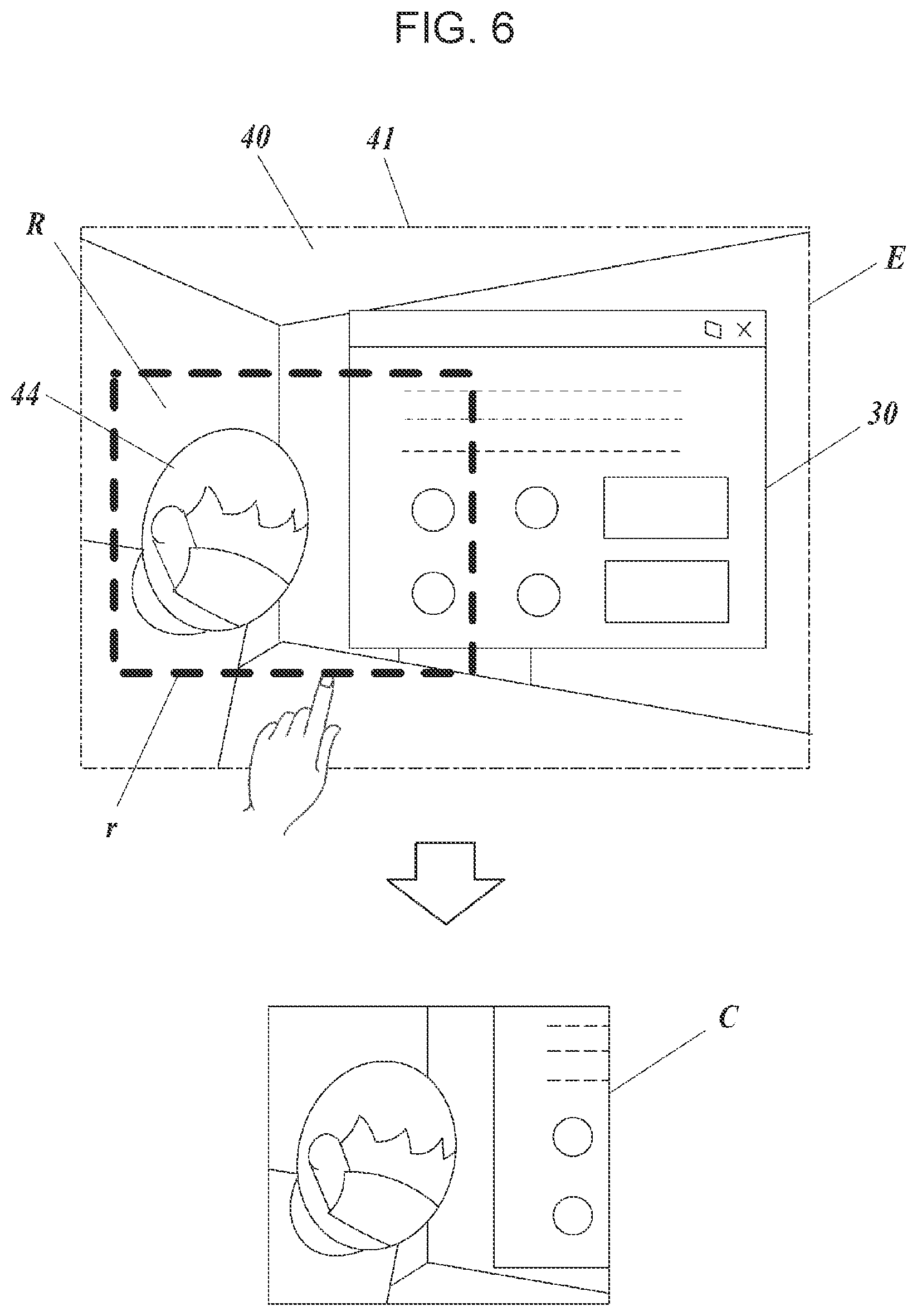 Patent US12591312 Figure 5 – Wearable terminal apparatus, program, and image processing method