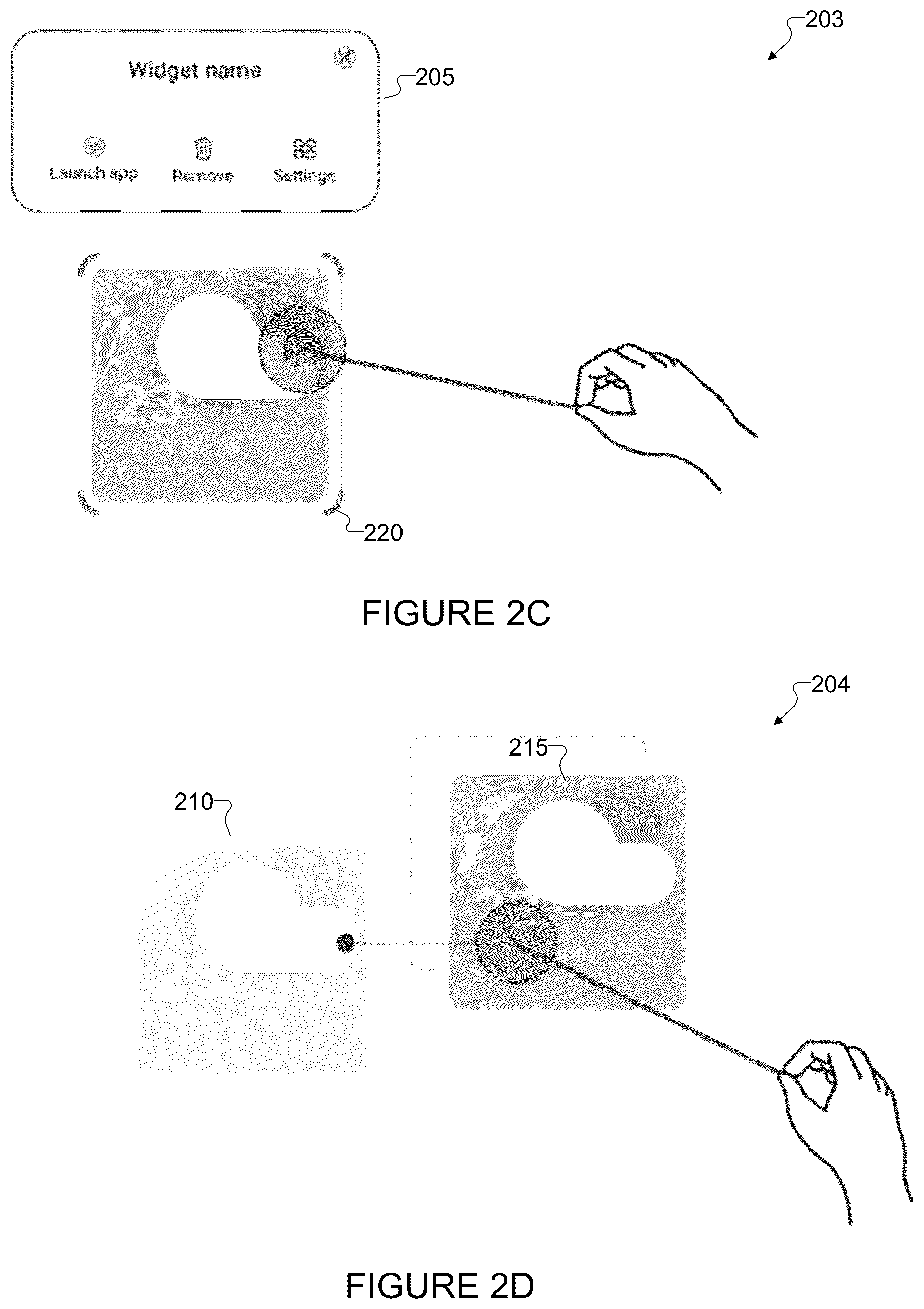 Patent US12591313 Figure 3 – Widget interaction for extended reality (XR) applications