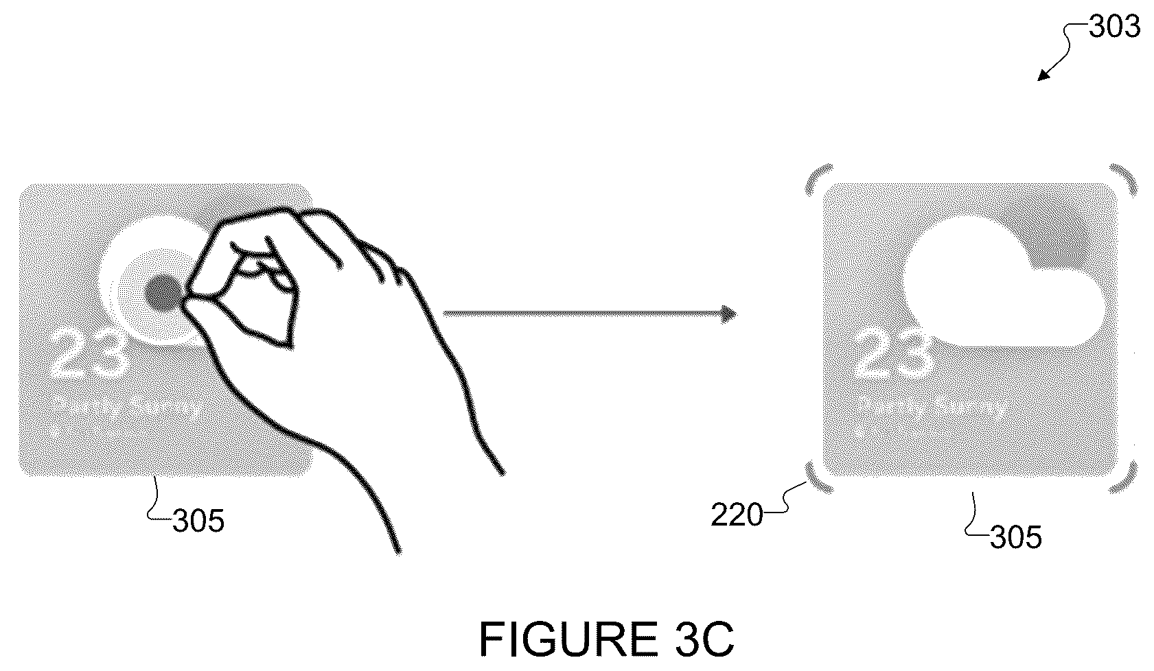 Patent US12591313 Figure 6 – Widget interaction for extended reality (XR) applications