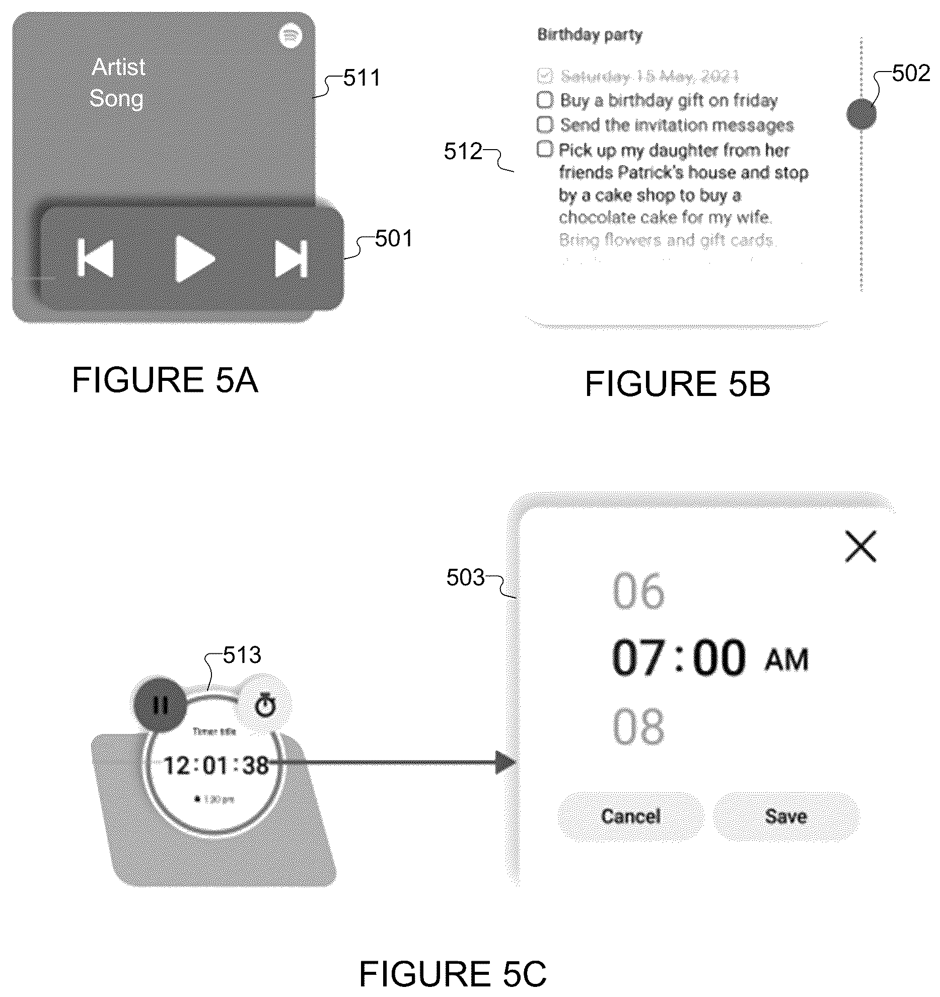 Patent US12591313 Figure 8 – Widget interaction for extended reality (XR) applications