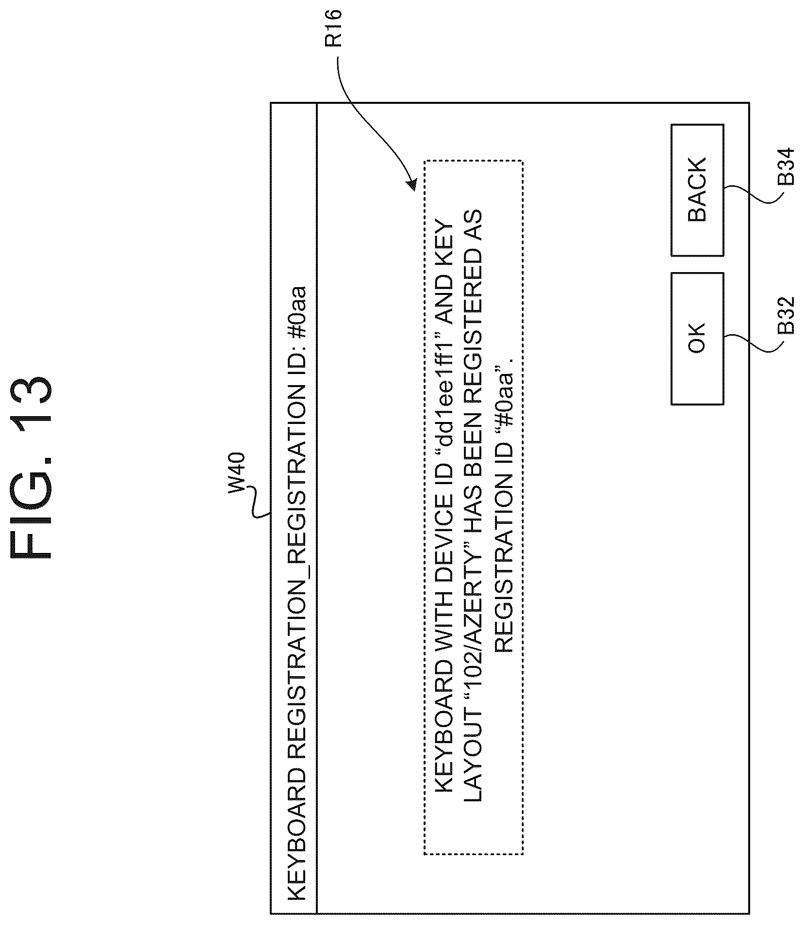 Patent US12591314 Figure 13 – Processing device, terminal device, method for determining input device, and method for displaying input screen