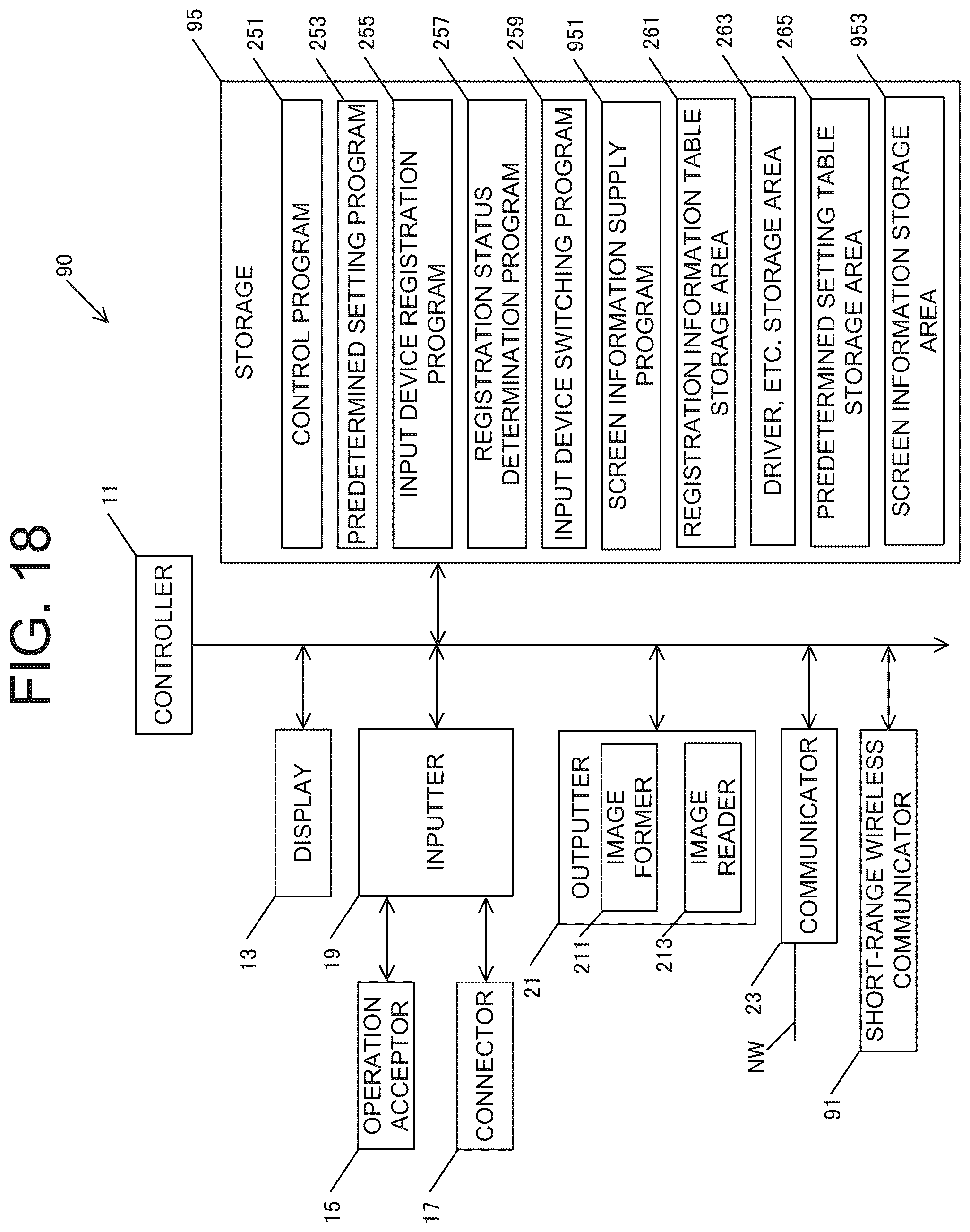 Patent US12591314 Figure 18 – Processing device, terminal device, method for determining input device, and method for displaying input screen