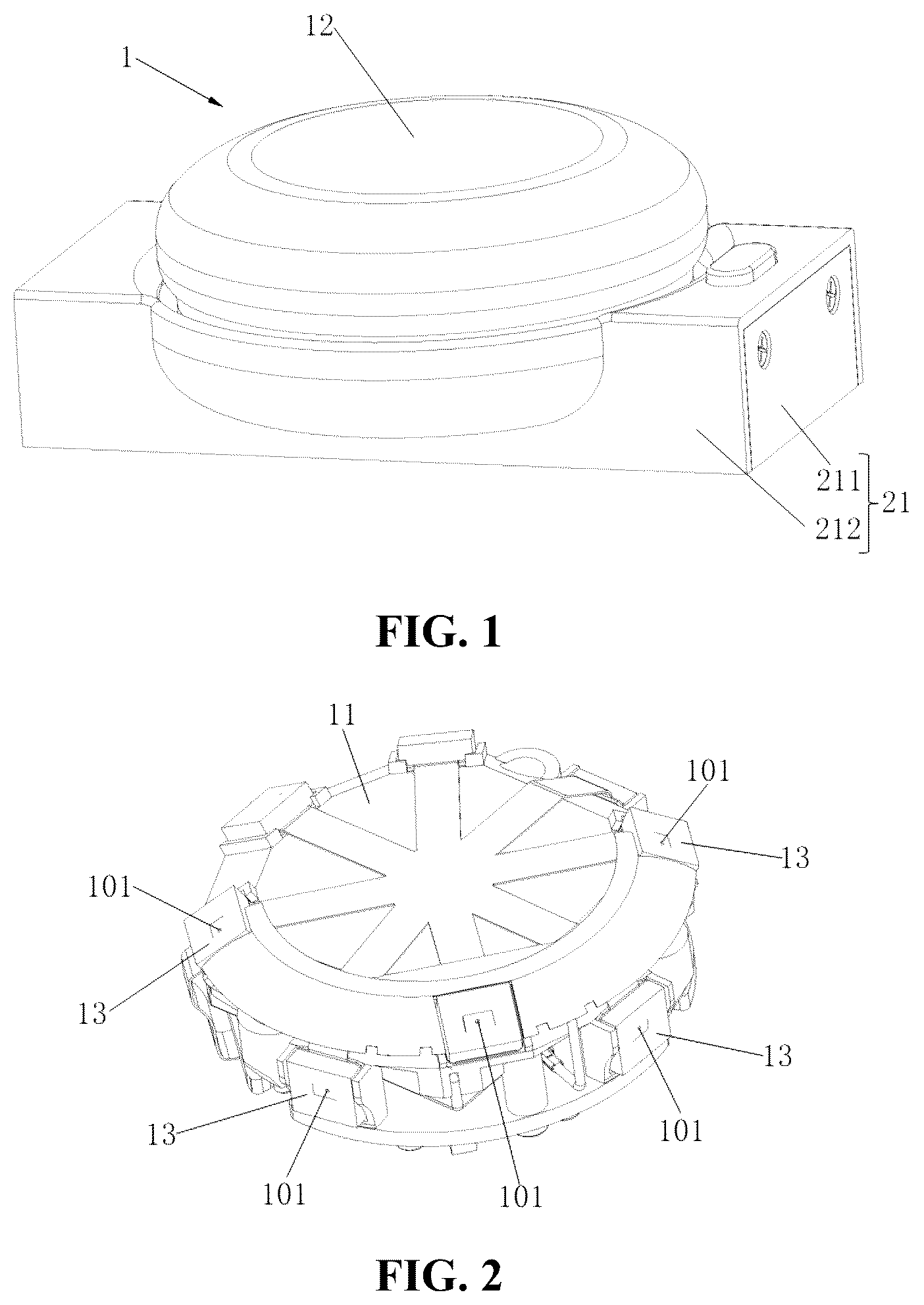 Patent US12591316 Figure 1 – Accessory body and accessory